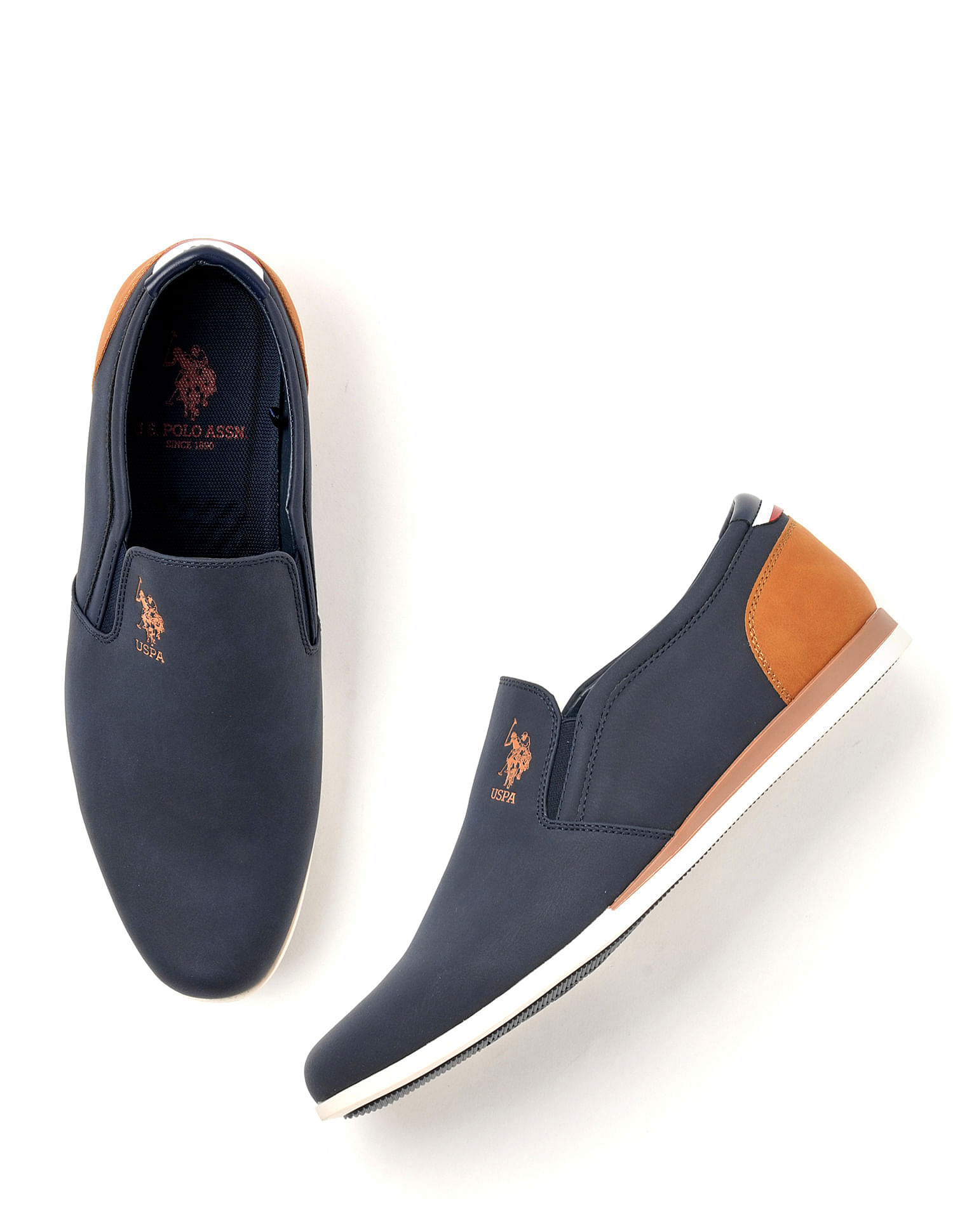 U.S. Polo Assn. Men Dake Navy Work Casuals Slip On