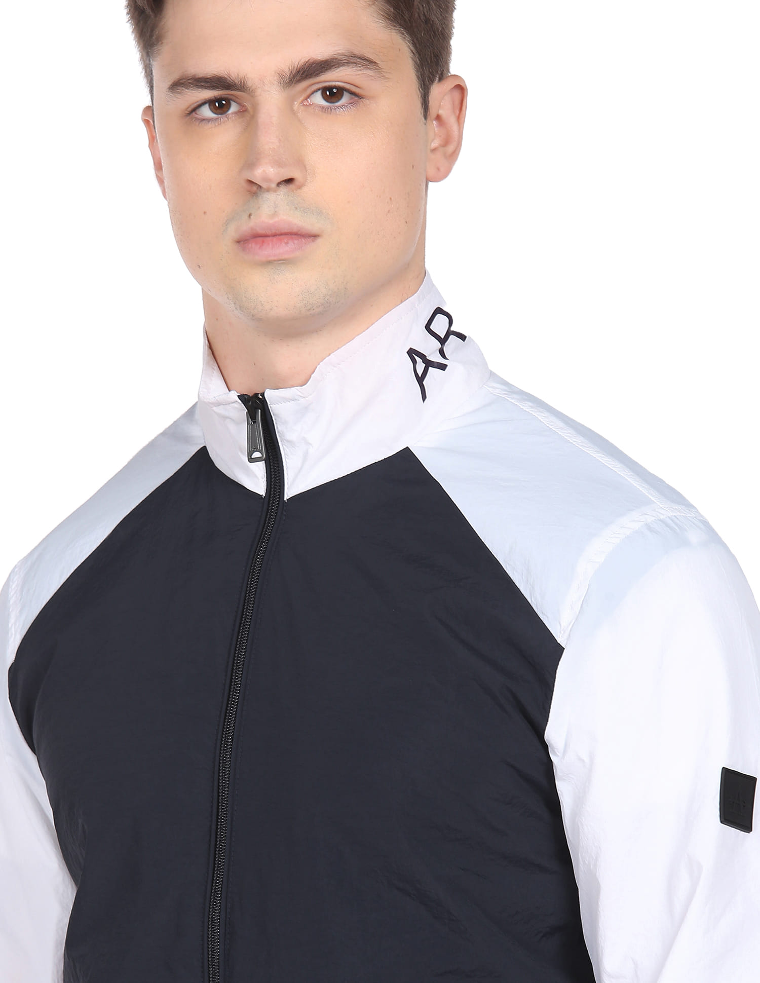 Buy Arrow Sports Colour Block Nylon Jacket - NNNOW.com