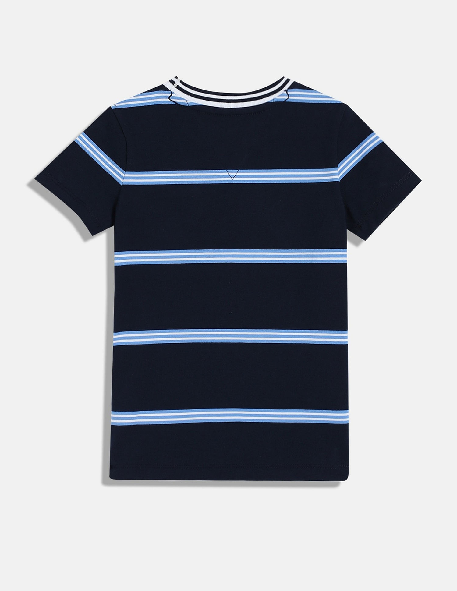 Tommy Hilfiger Kids Boys Striped Regular-Fit Cotton T-Shirt