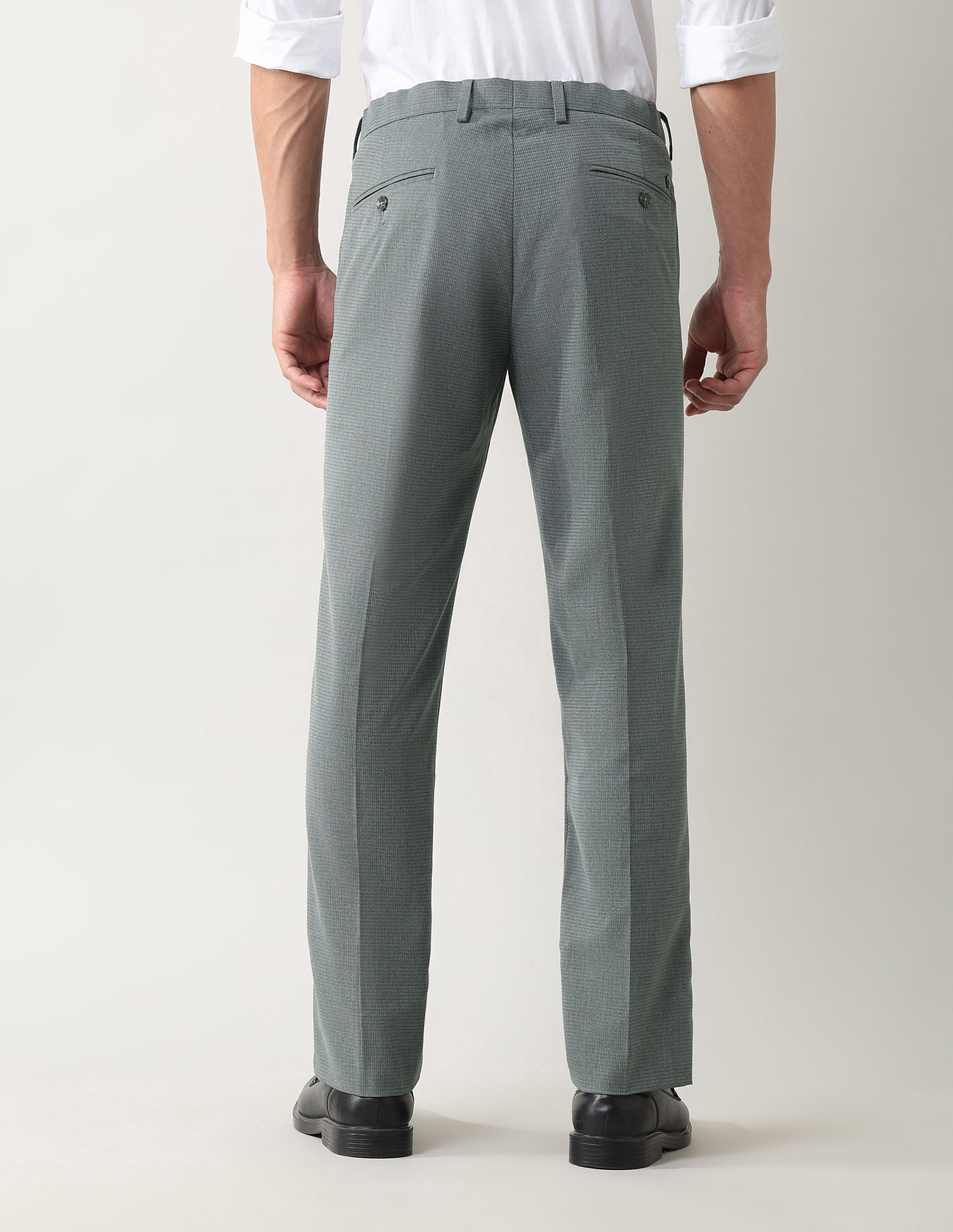 Arrow Mid Rise Regular Fit Trousers