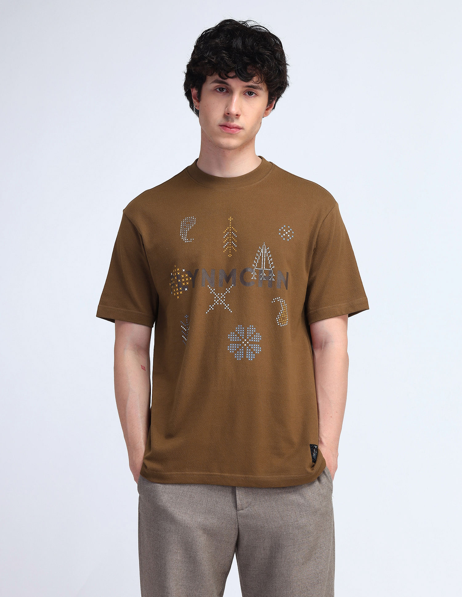 Flying Machine Cotton Relaxed Fit T-Shirt