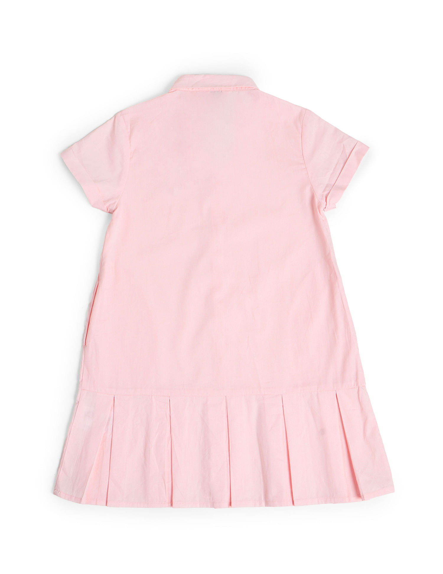 U.S. Polo Assn. Kids Girls Solid A-Line Dress