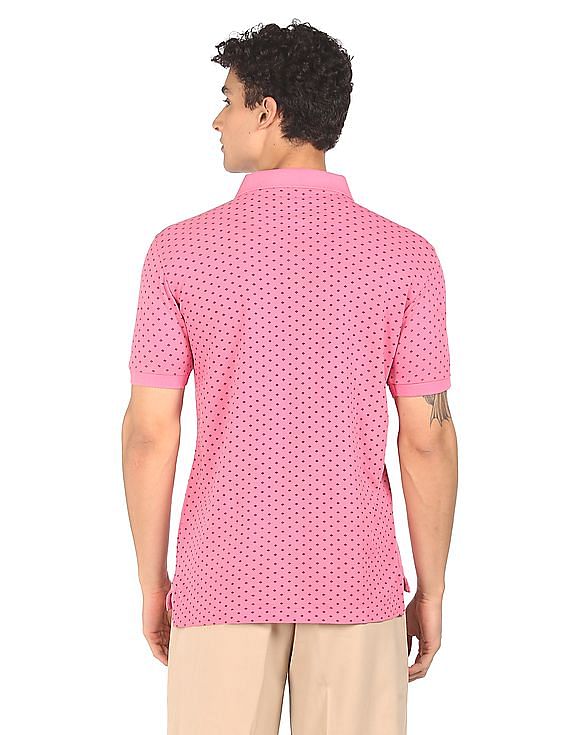 U.S. Polo Assn. All Over Print Cotton Polo Shirt