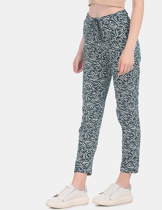 printed track pants for womens