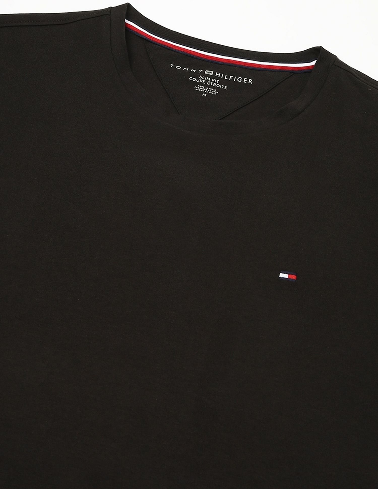Tommy Hilfiger Solid Regular-Fit Cotton T-Shirt