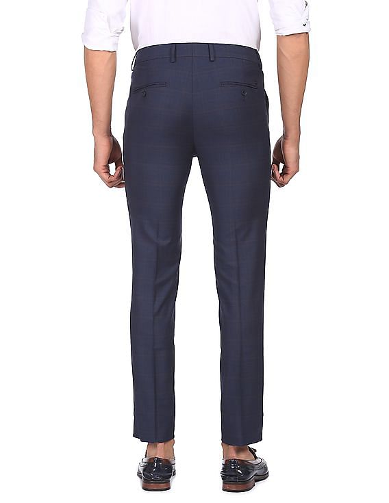 Linen Blue Blackberrys Men's Slim Fit Flat Front Formal Trouser at Rs  3200/piece in Bengaluru
