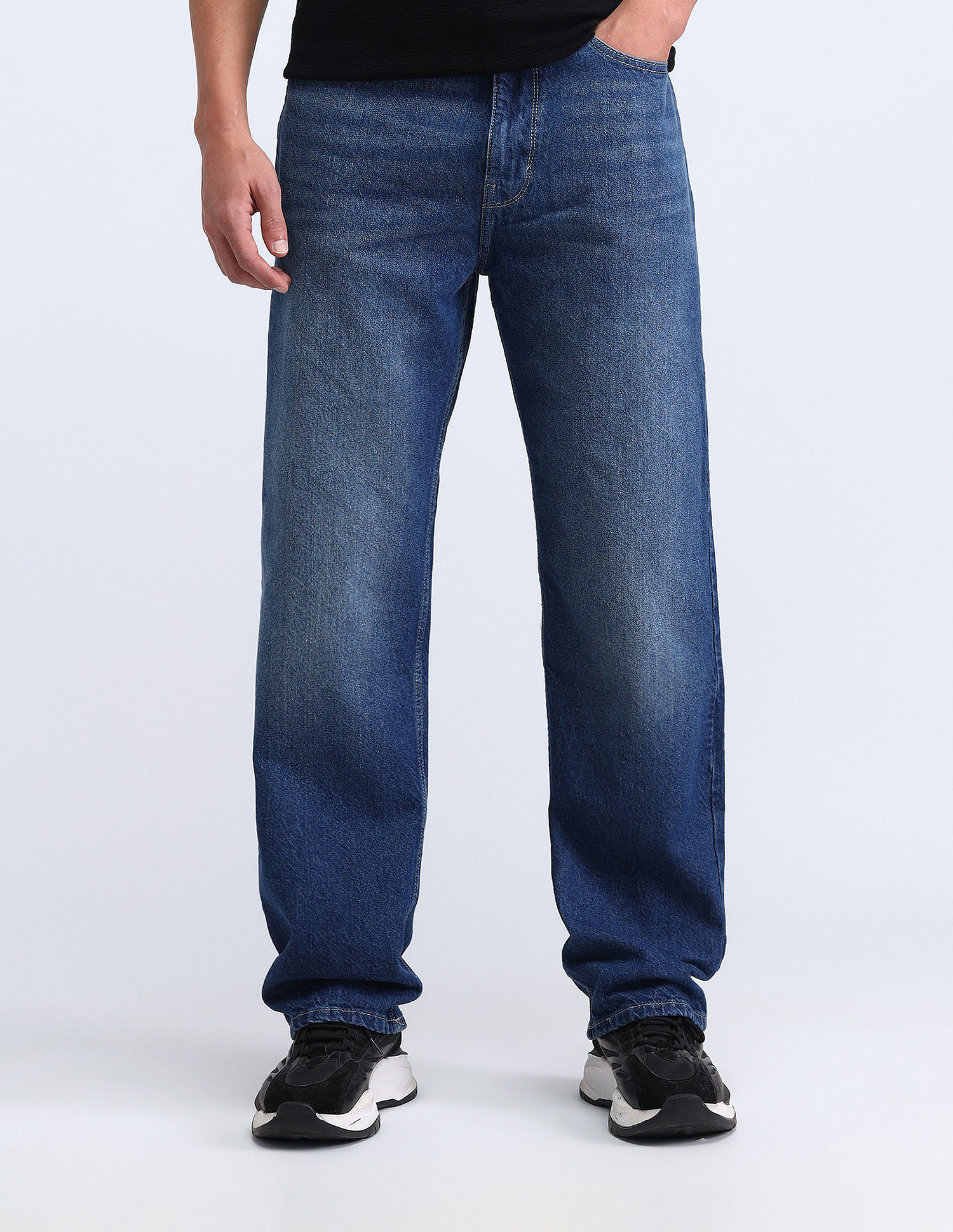 Flying Machine Cobain 90'S Loose Fit Jeans