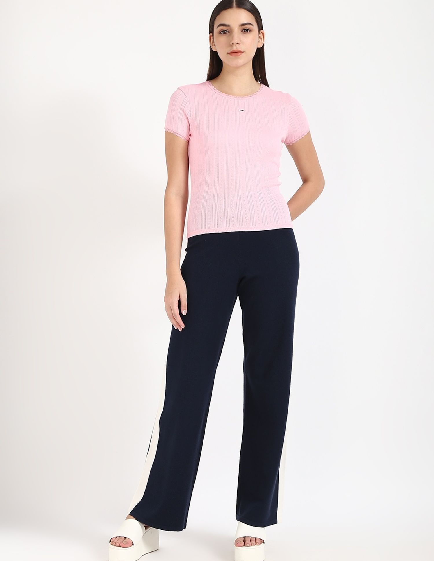 Tommy Hilfiger Solid Slim-Fit Cotton T-Shirt