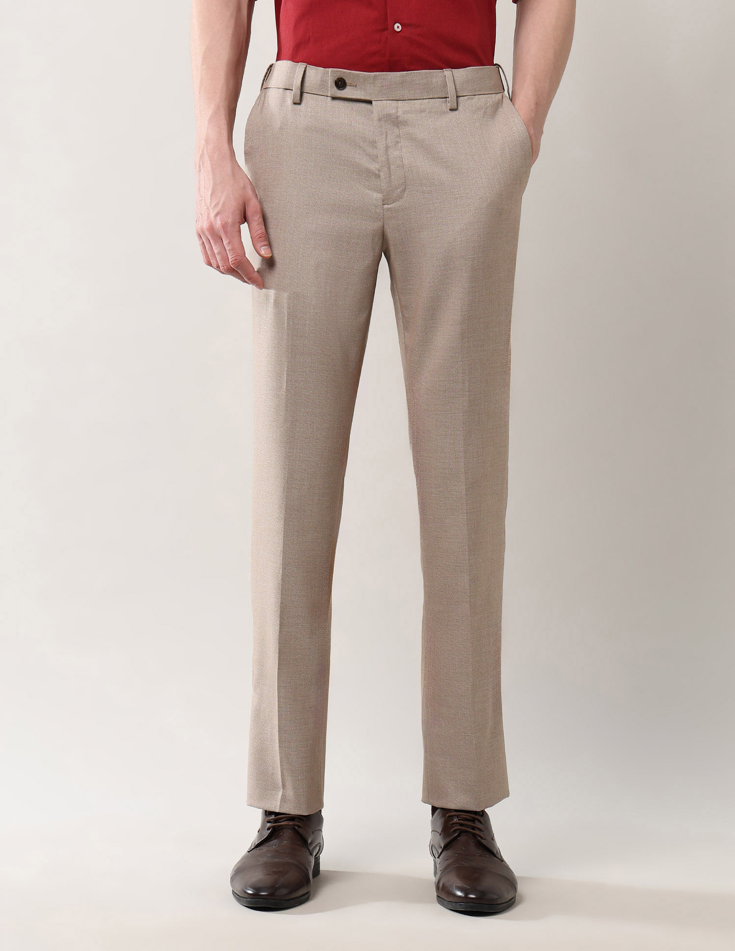 Arrow Textured Dobby Autoflex Trousers