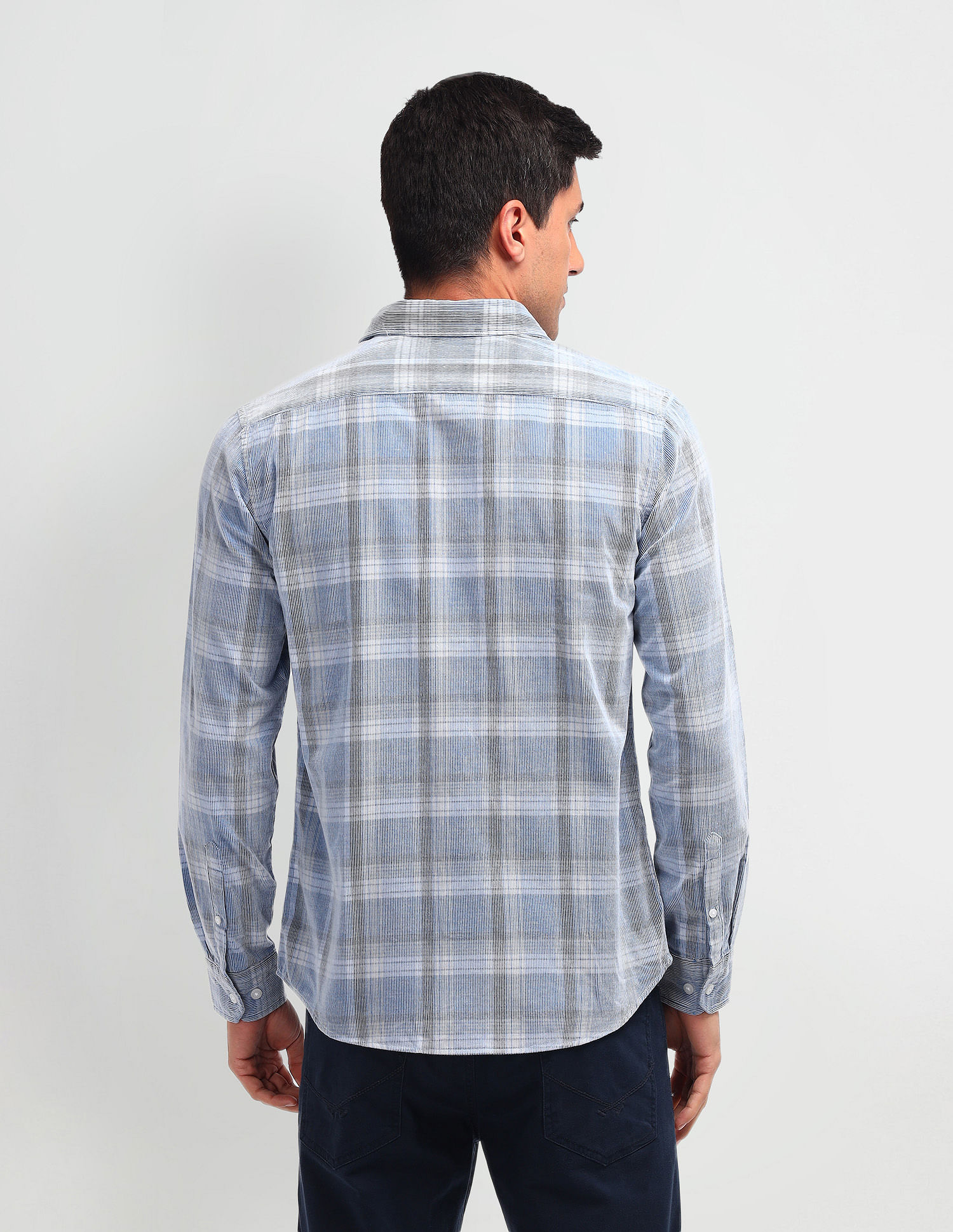 Arrow Sport Midscale Checked Manhattan Slim Fit Shirt