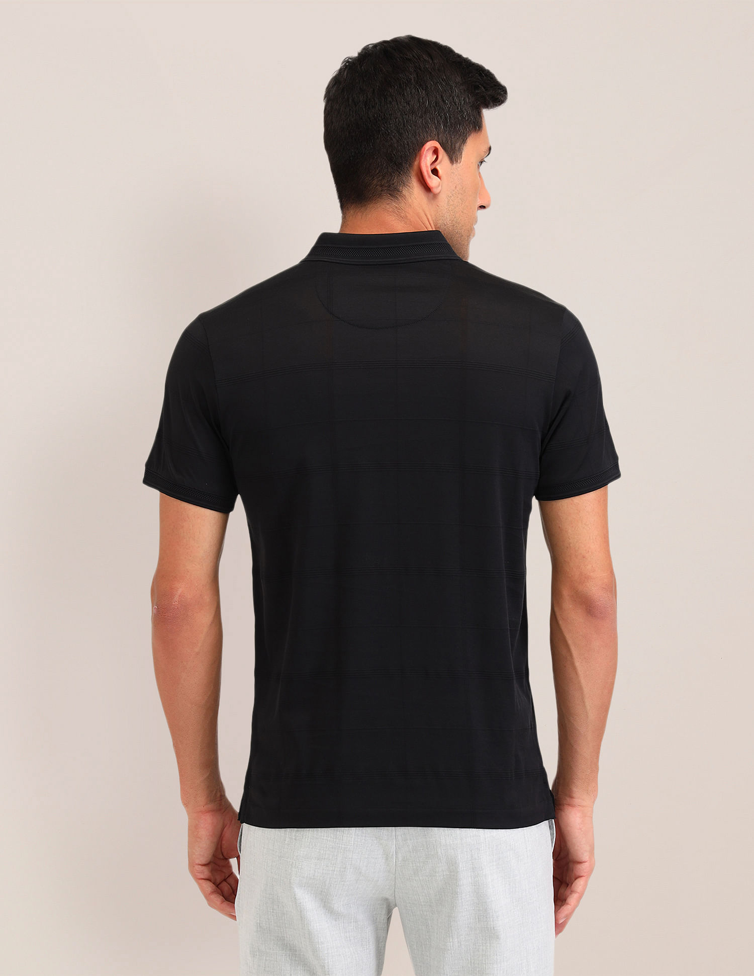U.S. Polo Assn. Checked Slim Fit Polo Shirt