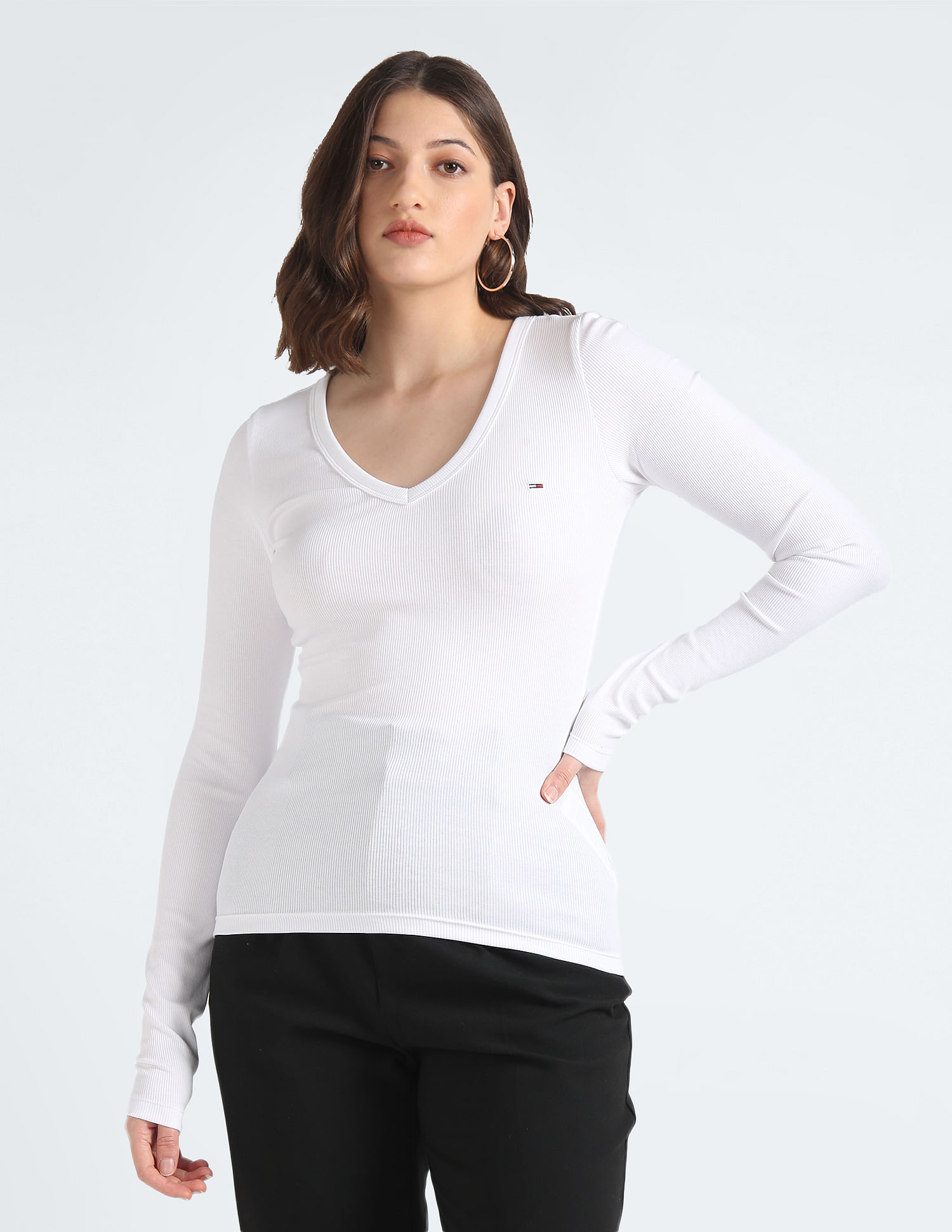 Tommy Hilfiger Slim Fit Essential Logo Top