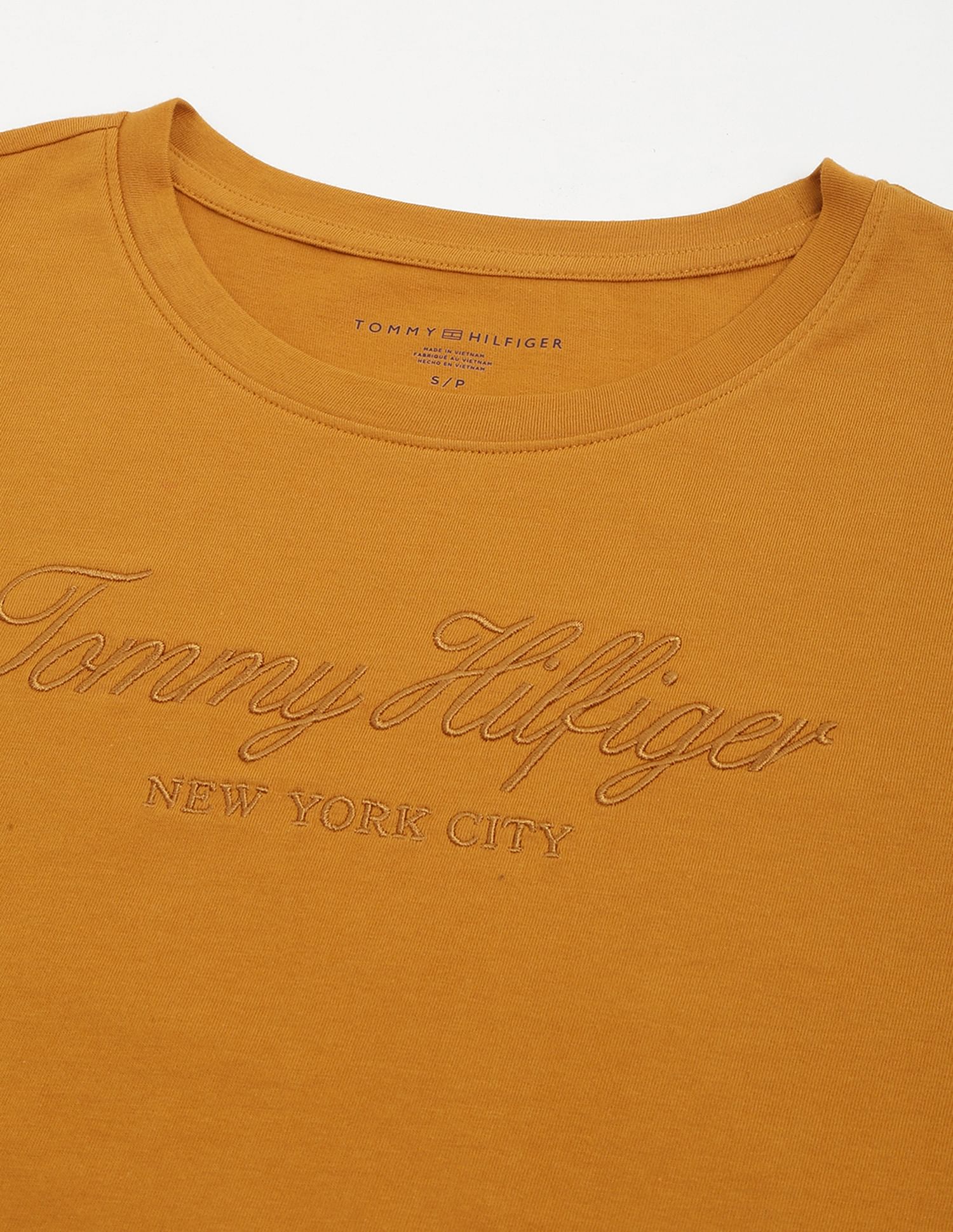 Tommy Hilfiger High Shine Embroidered T-Shirt