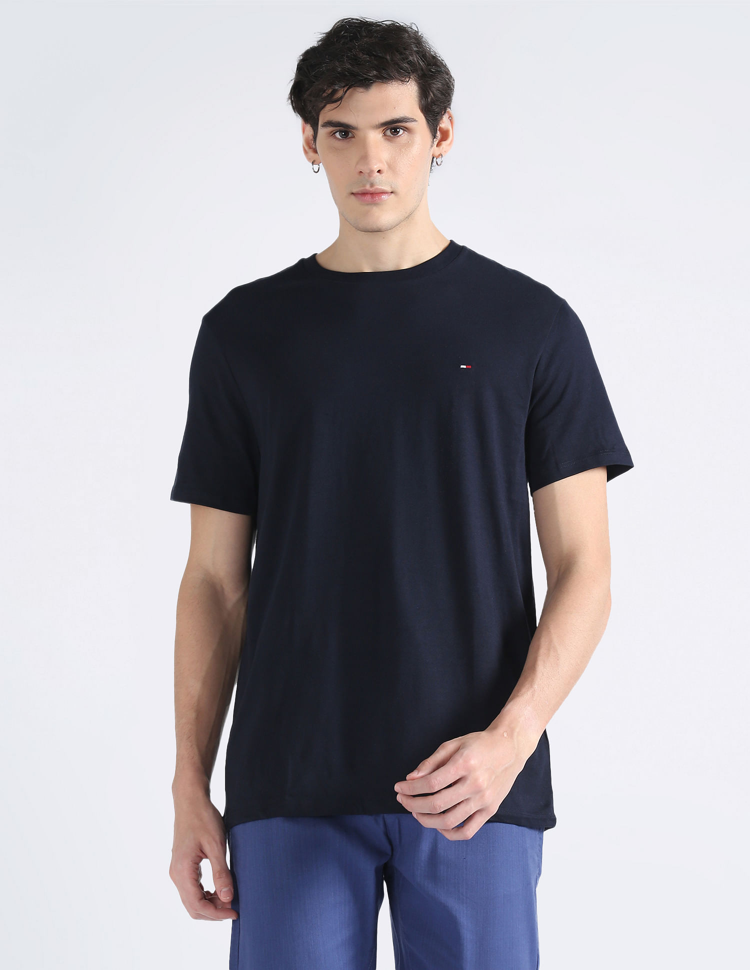 Tommy Hilfiger Solid Cotton Nantucket T-Shirt