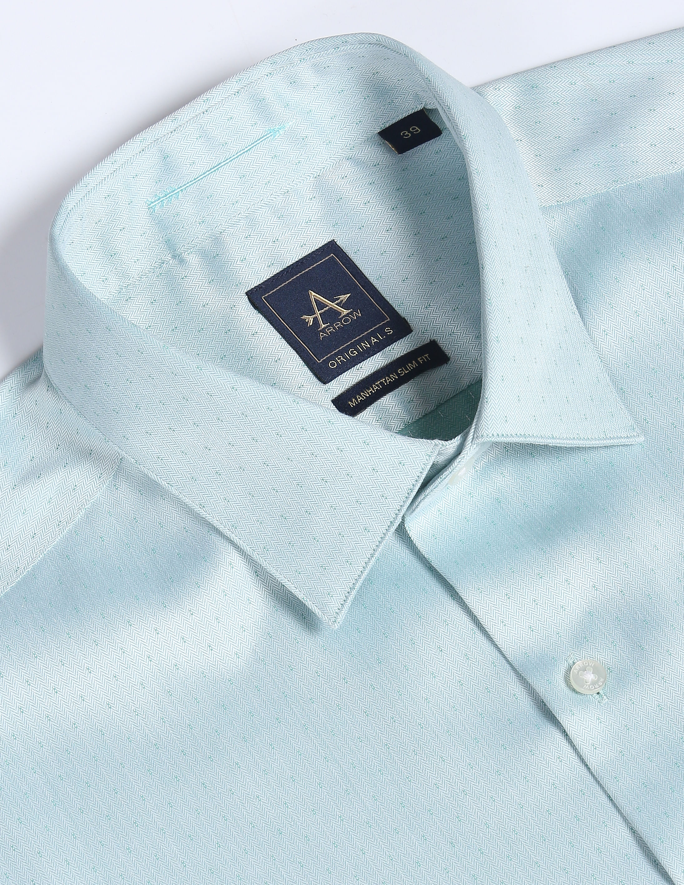Arrow Self Design Dobby Formal Shirt
