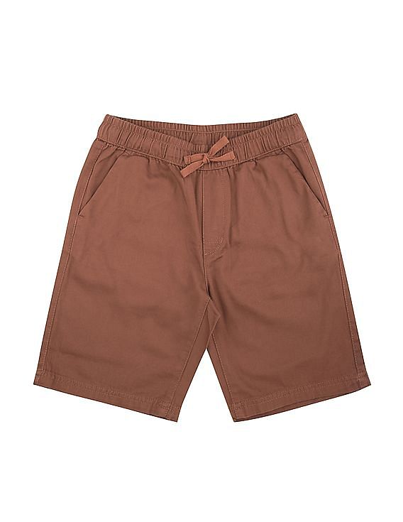 Slim Fit Cotton Twill Shorts