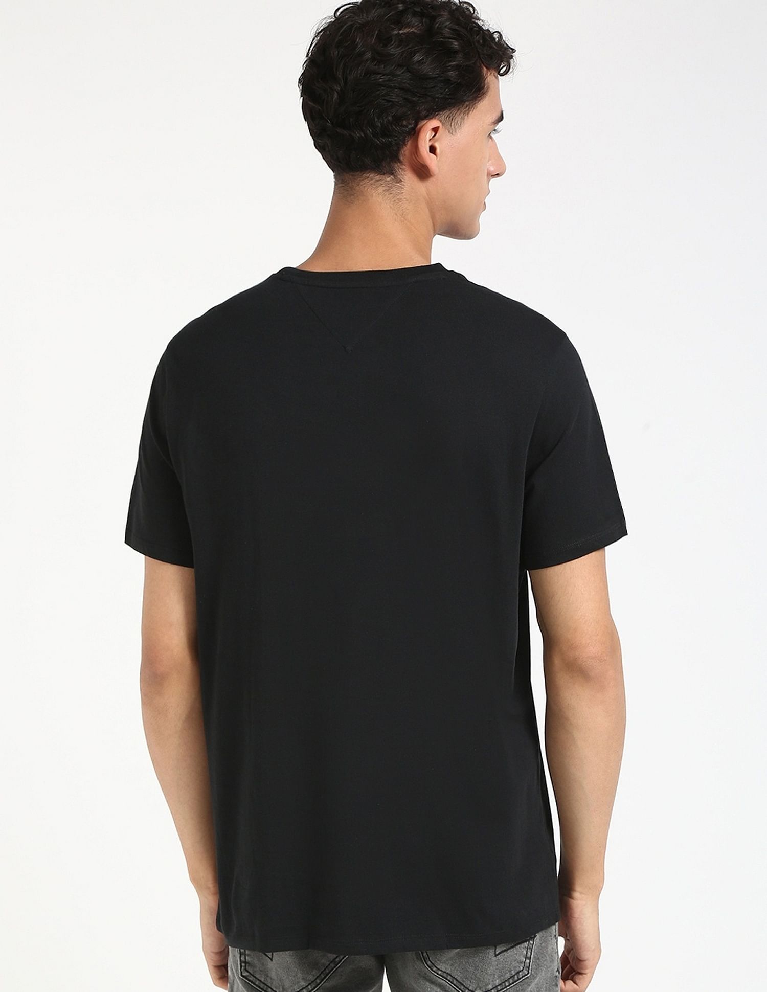 Tommy Hilfiger Solid Regular-Fit Cotton T-Shirt