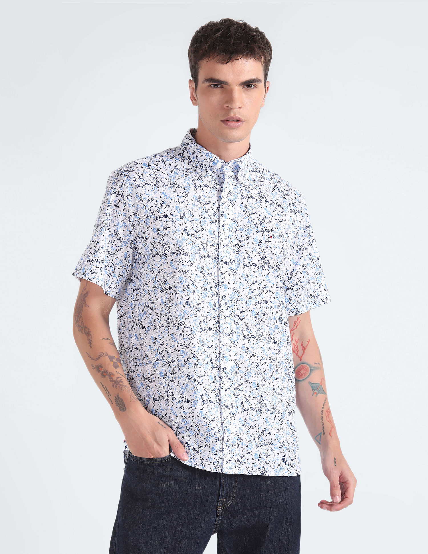 Tommy Hilfiger Flex Floral Organic Shirt