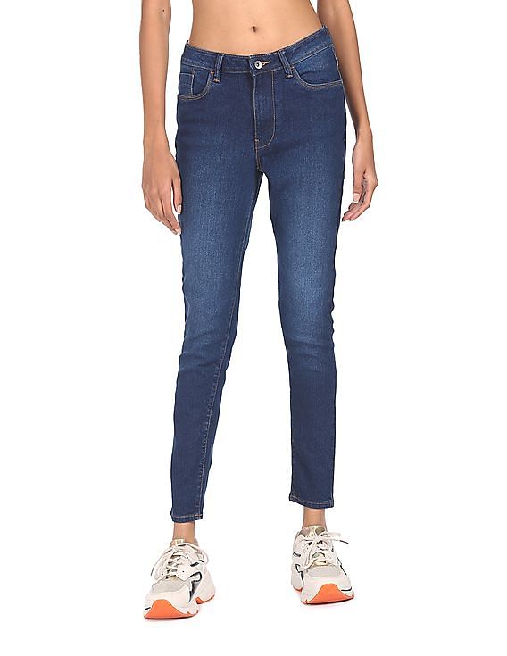 Flying Machine Women High Rise Twiggy Super Skinny Fit Jeans