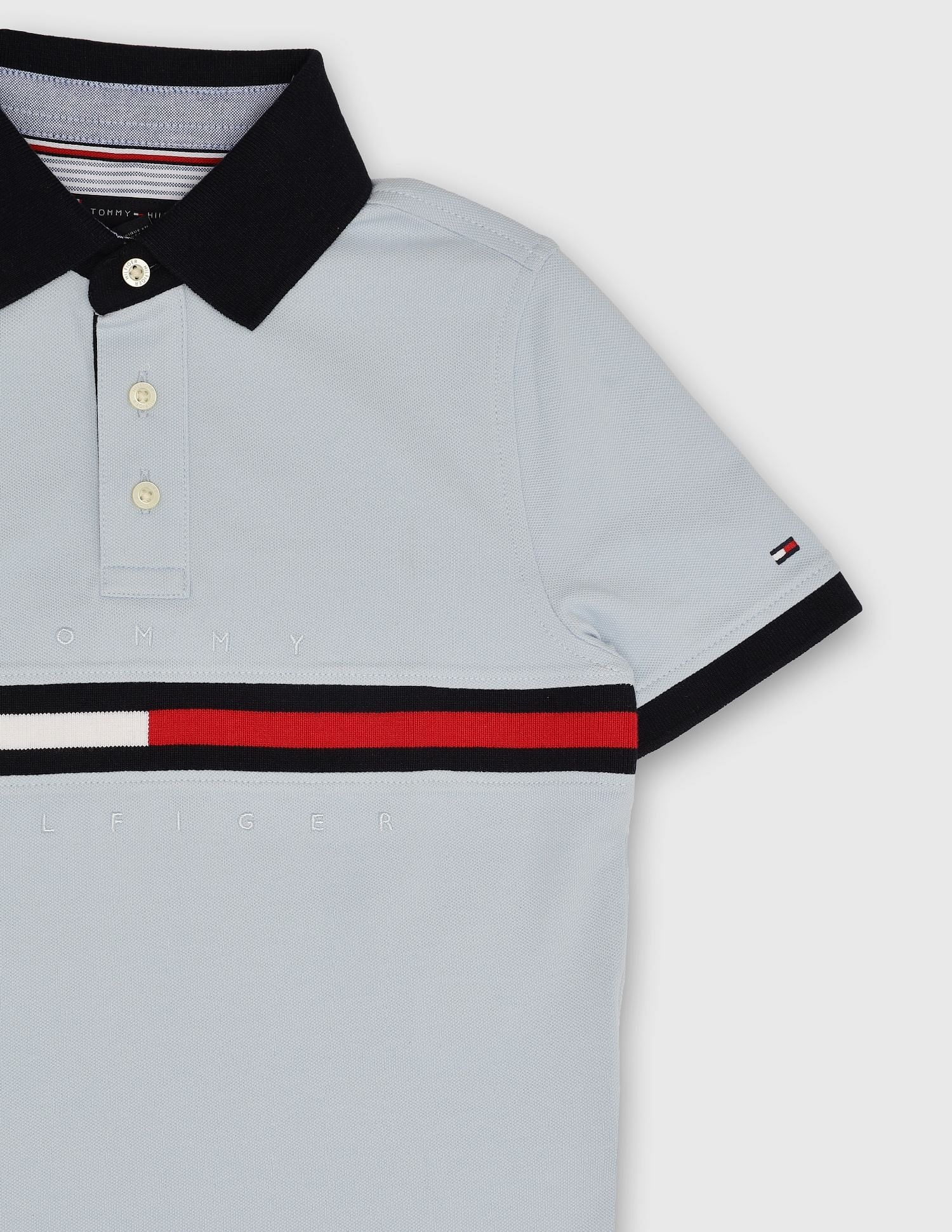 Tommy Hilfiger Kids Boys Printed Regular-Fit Cotton Polo Shirt