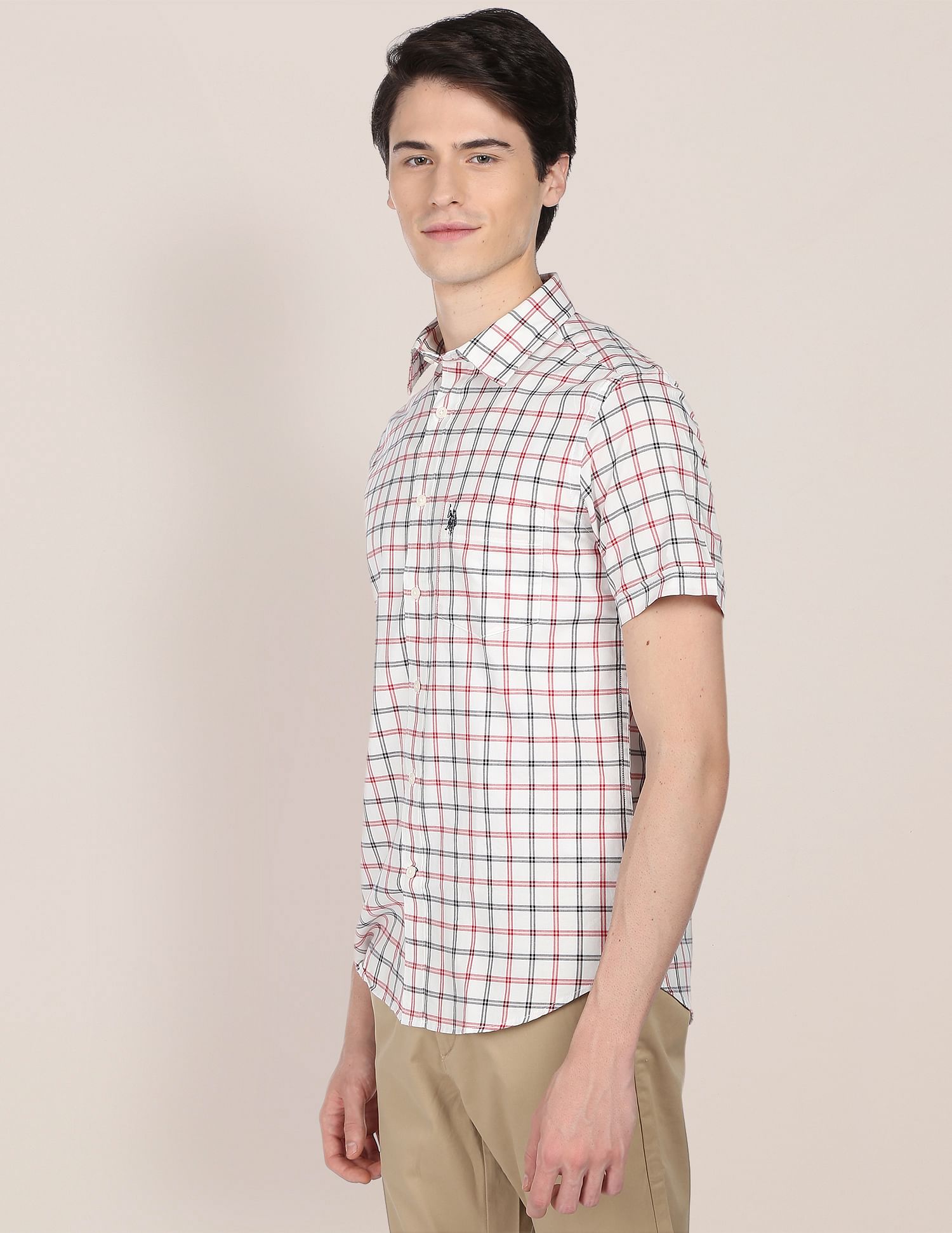 U.S. Polo Assn. Matt Check Oxford Casual Shirt