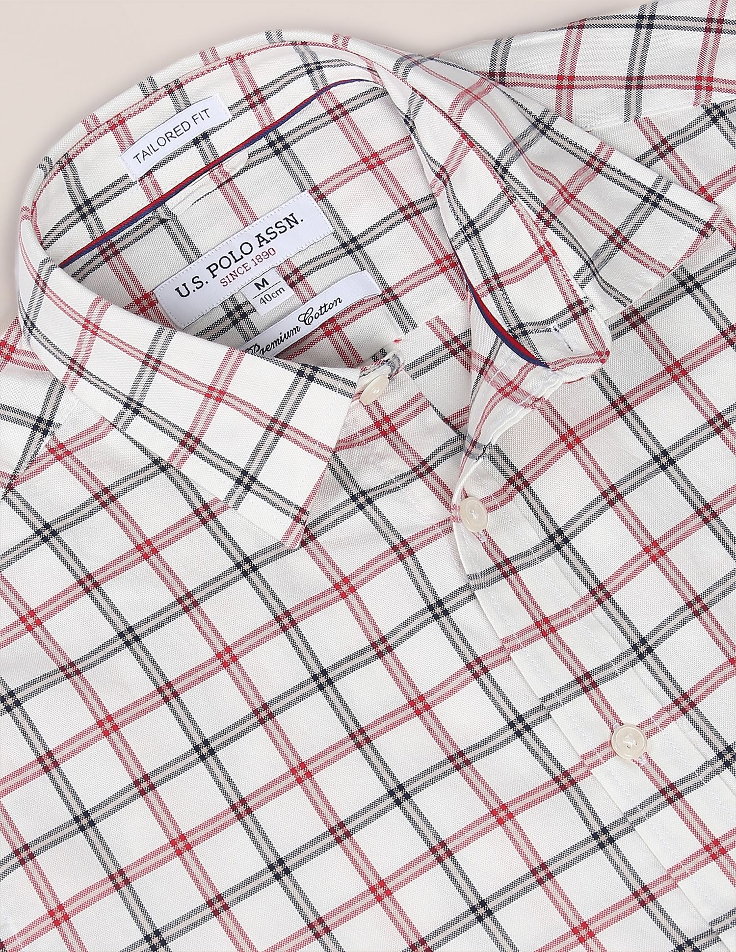 U.S. Polo Assn. Matt Check Oxford Casual Shirt