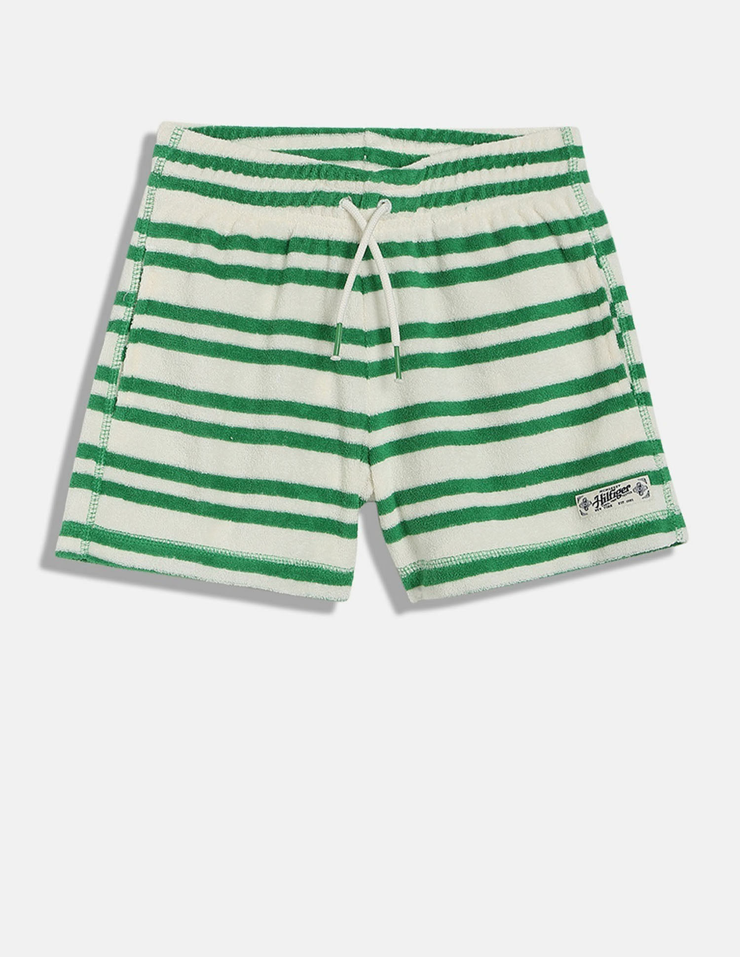 Tommy Hilfiger Kids Girls Striped Relaxed-Fit Cotton Shorts