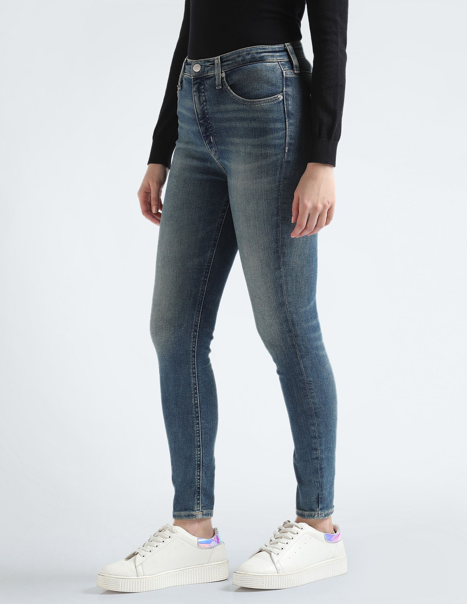 Calvin Klein Jeans High Rise Super Skinny Jeans