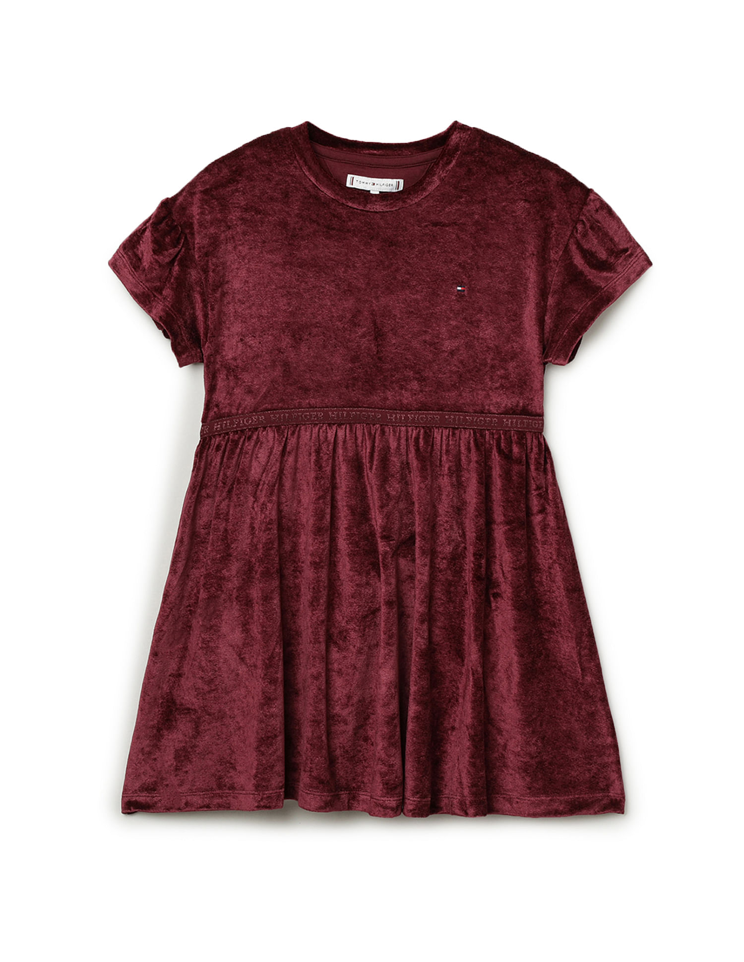 Tommy Hilfiger Kids Girls Fit & Flare Regular Fit Dress
