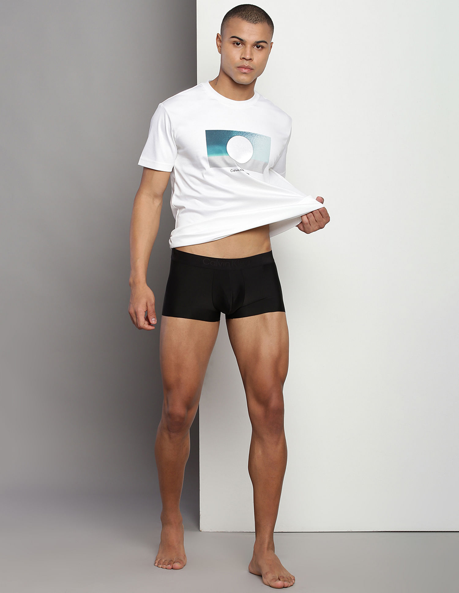 Calvin Klein Underwear Low Rise Tonal Waistband Trunks