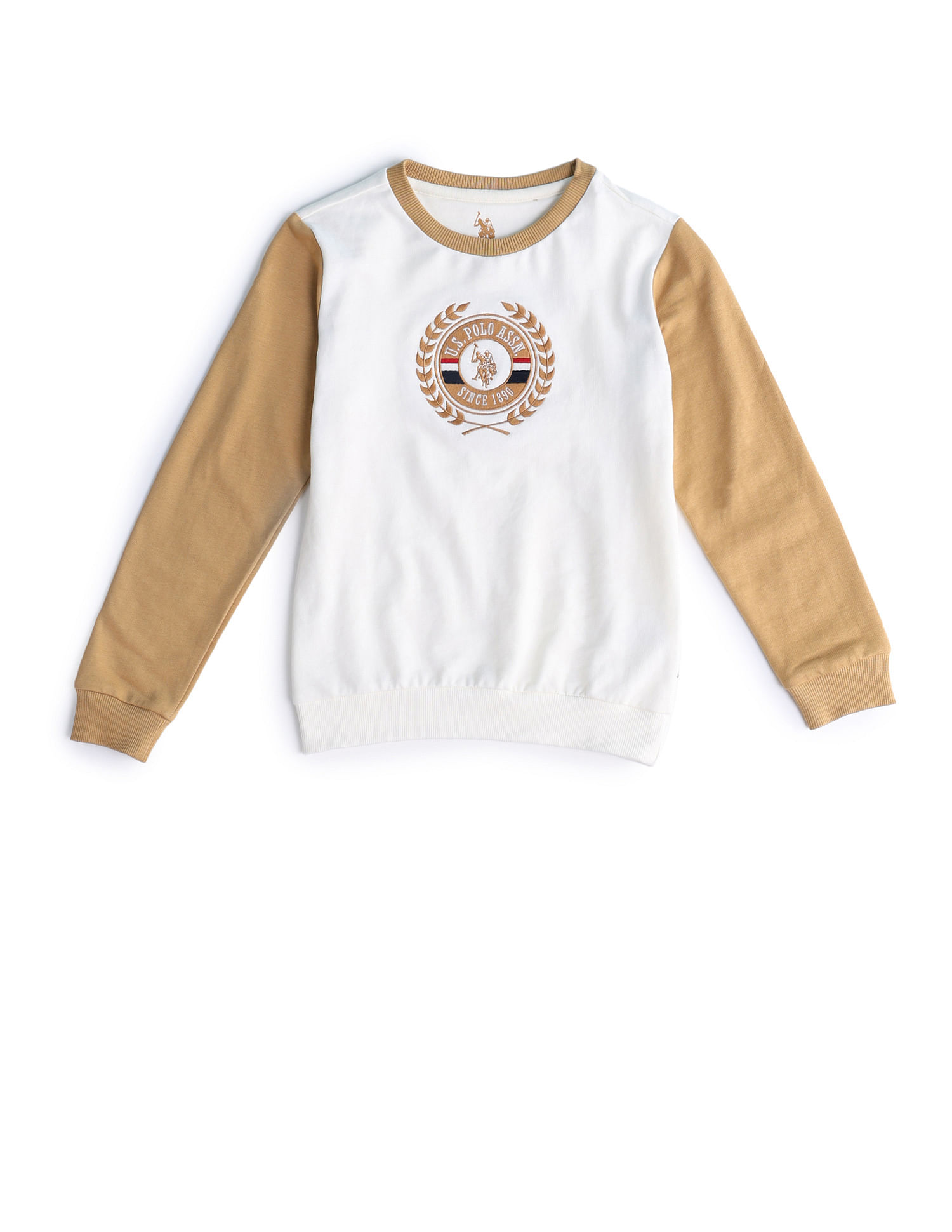U.S. Polo Assn. Kids Boys Brand Print Sweatshirt
