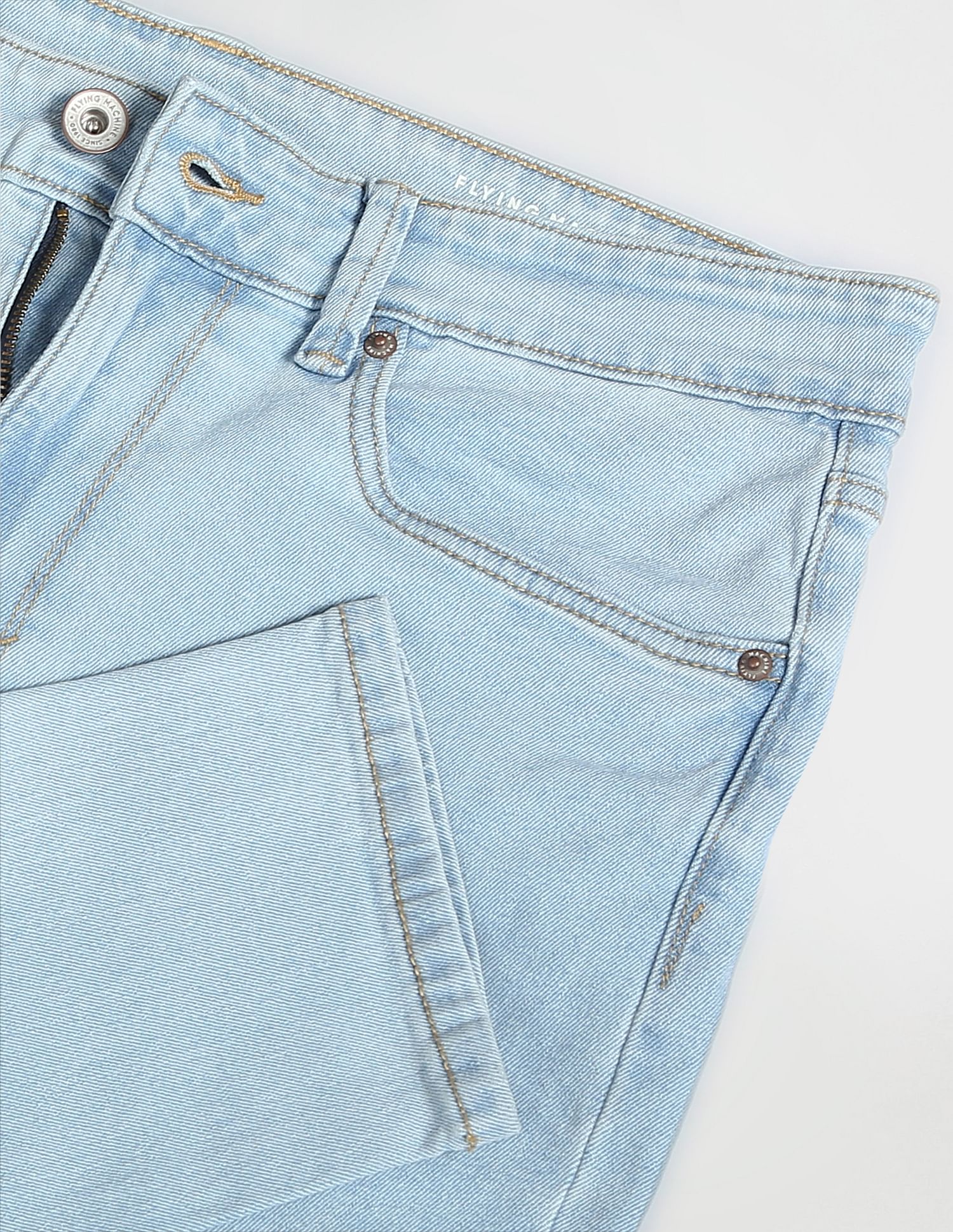 Flying Machine High Rise Mankle Slim Fit Jeans