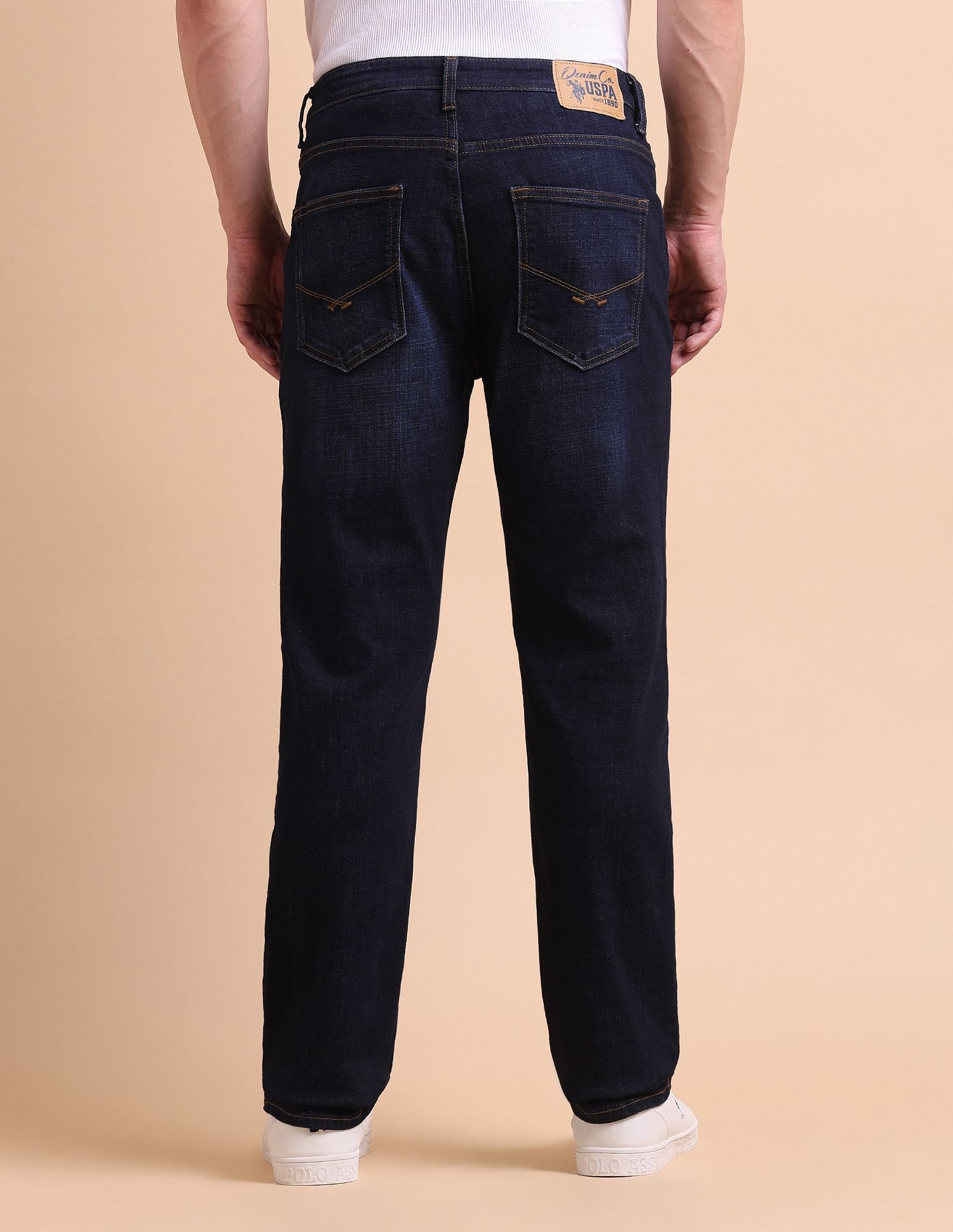 U.S. Polo Assn. Denim Co. Harold Slim Straight Fit Blue Jeans