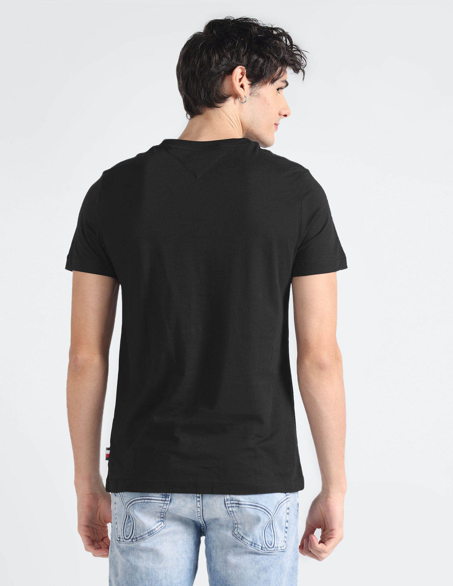 Tommy Hilfiger Transitional Cotton Typographic Print T-Shirt