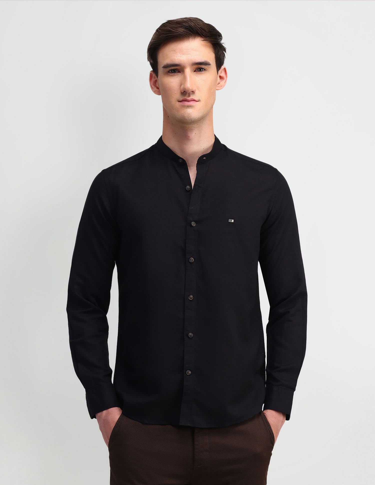 Arrow Sport Slim Fit Solid Shirt