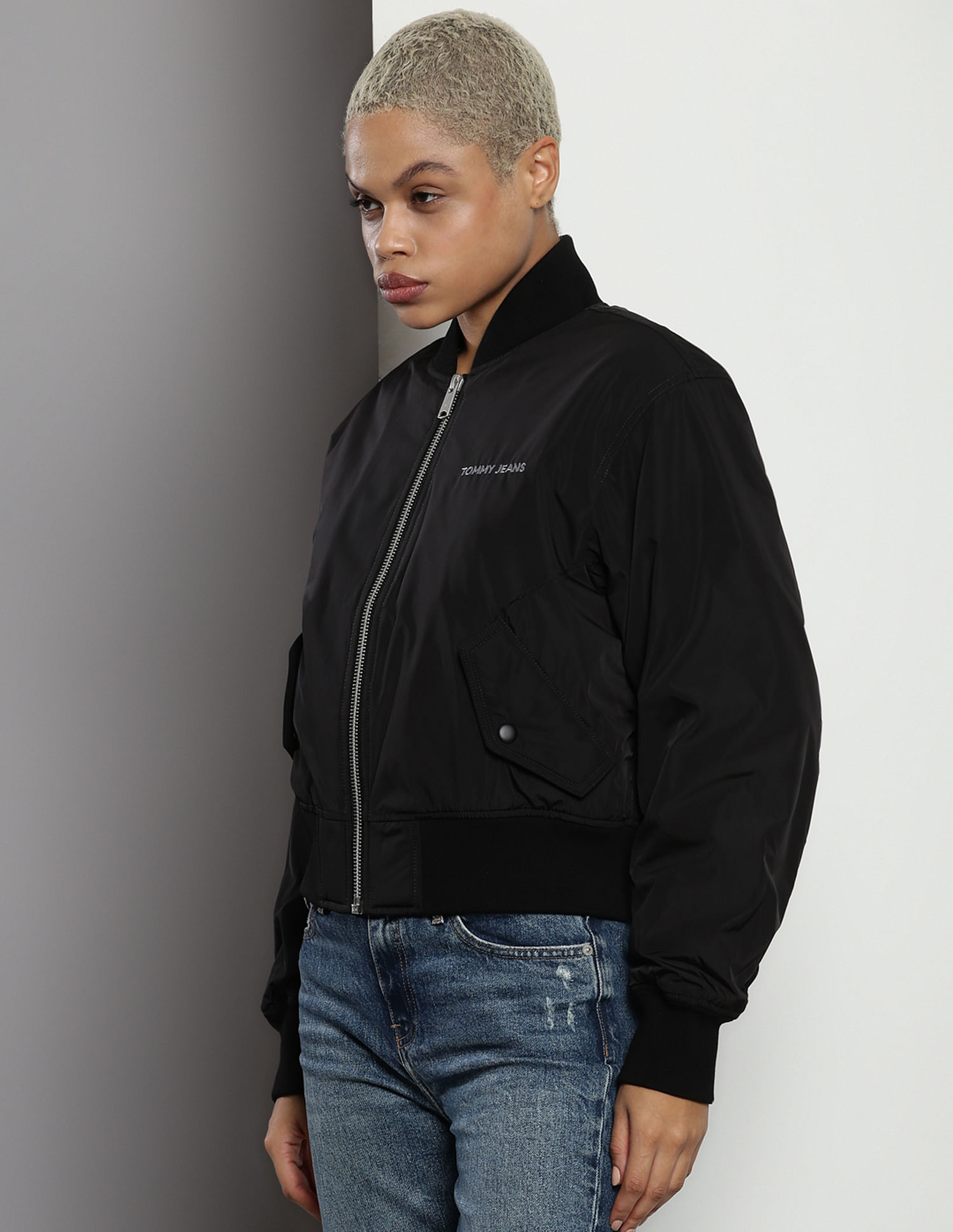 Tommy Hilfiger Kids Recycled Polyester Bomber Jacket