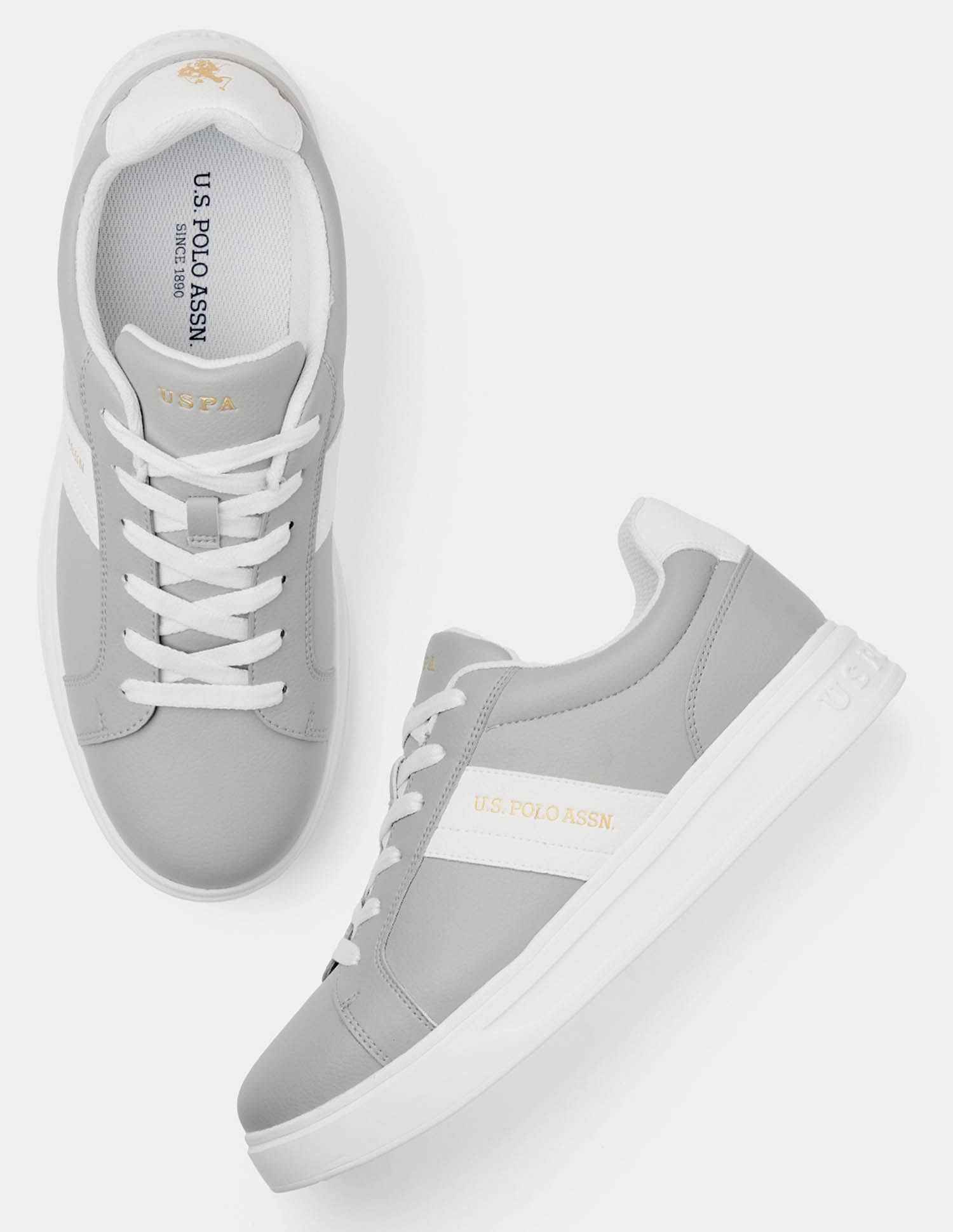U.S. Polo Assn. Men Kensy Colour Blocked Sneakers