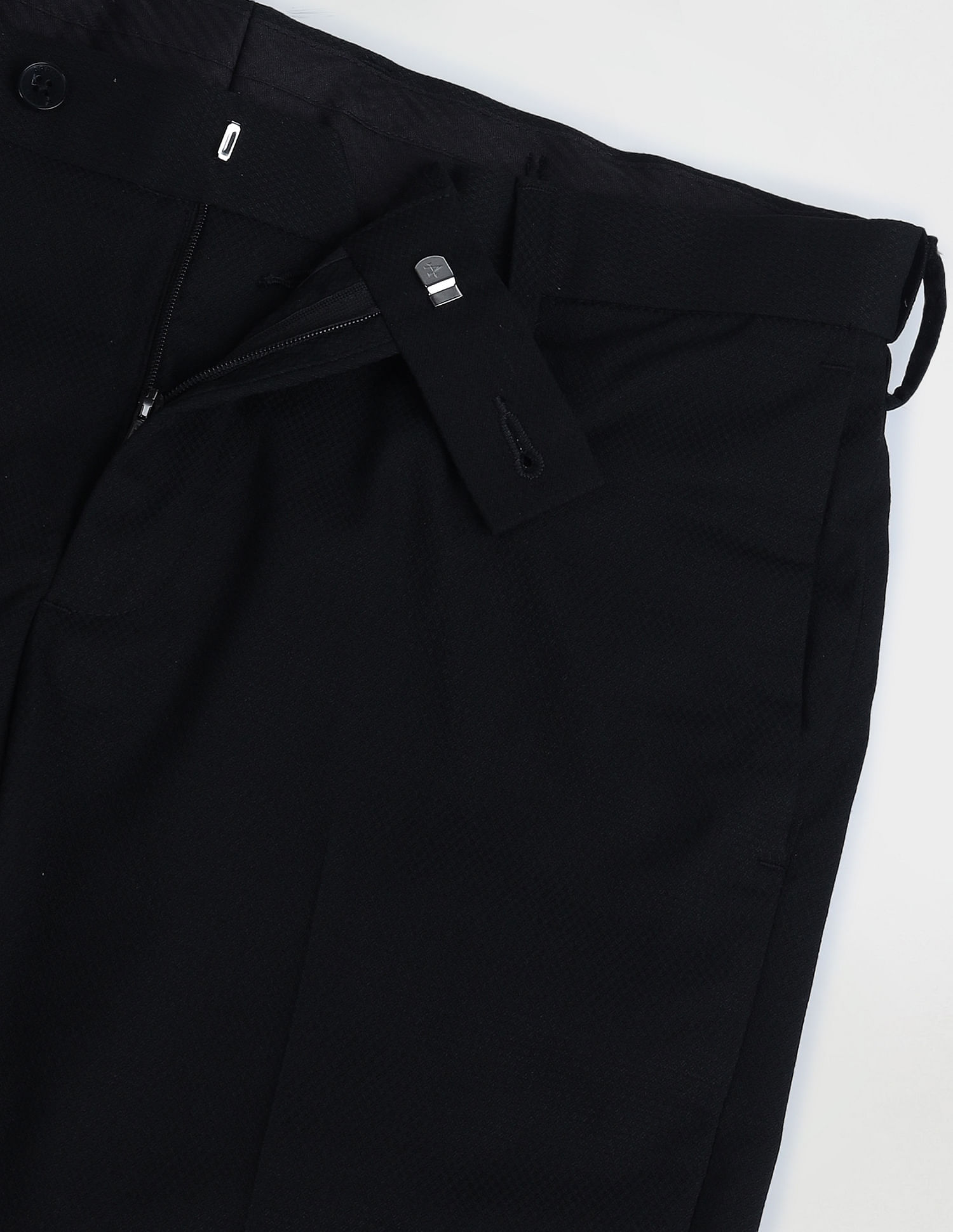 Arrow Slim Fit Mid Rise Trousers