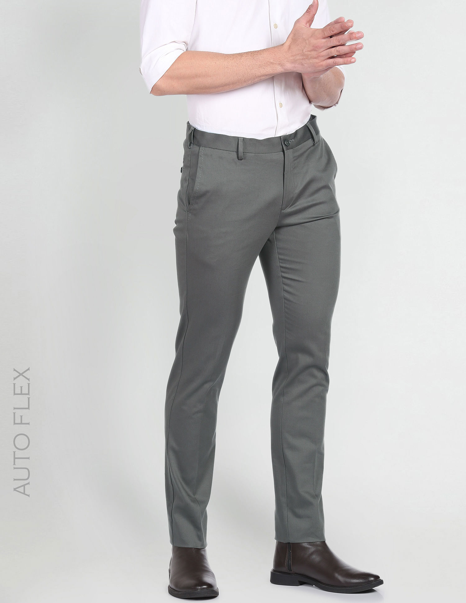Buy Arrow Dobby Auto Flex Formal Trousers - NNNOW.com-demhanvico.com.vn