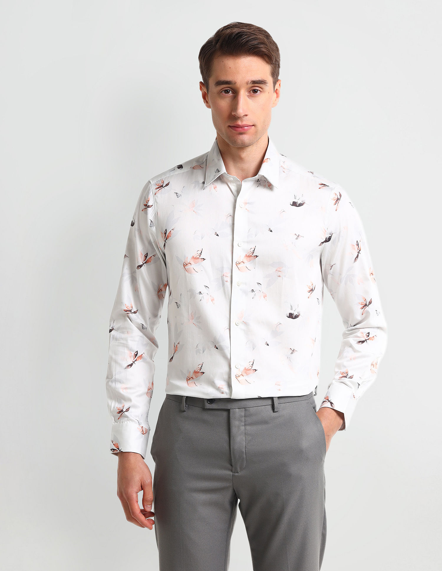Arrow 1851 Tailored Fit Pure Cotton Shirt