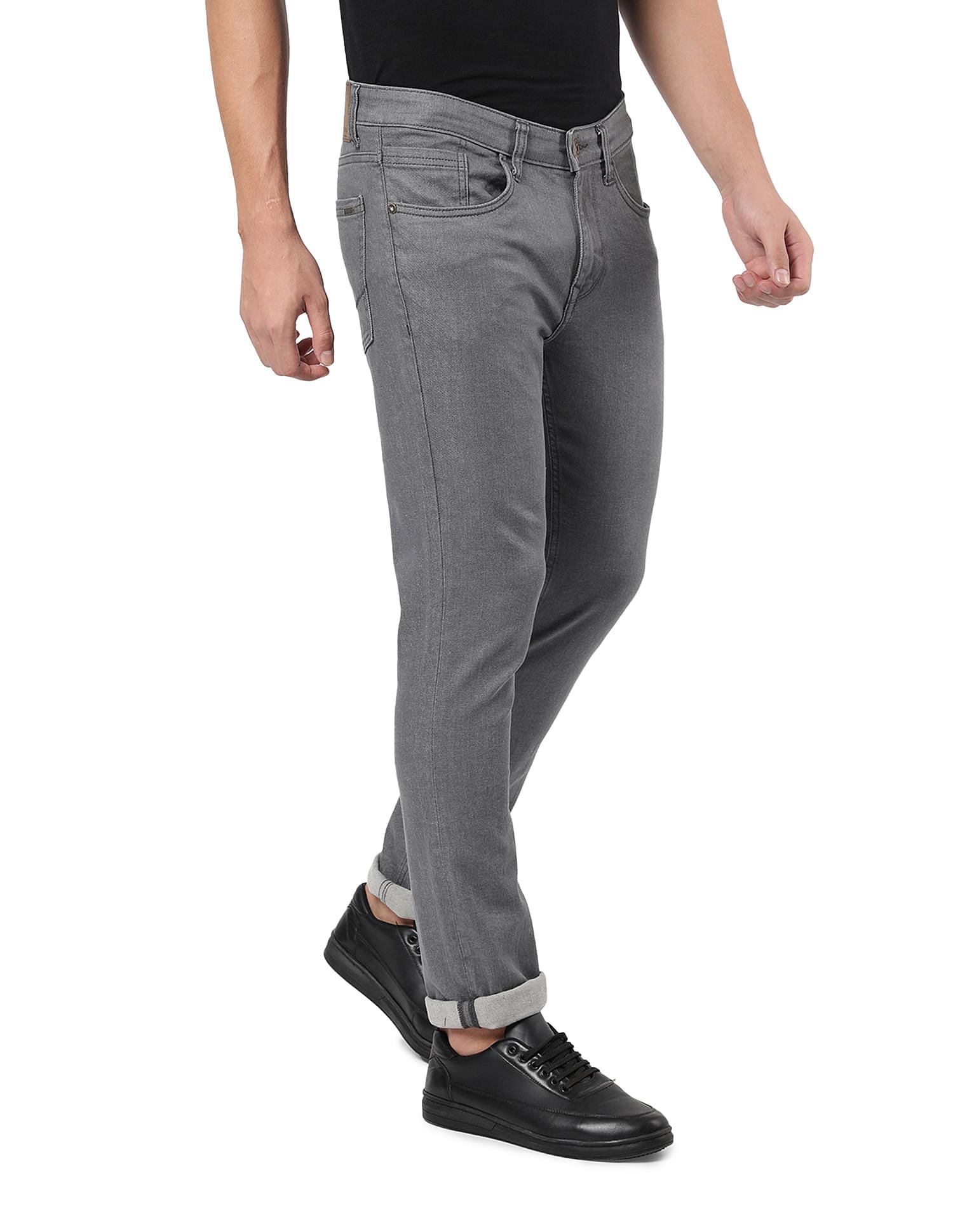 AD by Arvind Slim Fit Rinsed Jeans