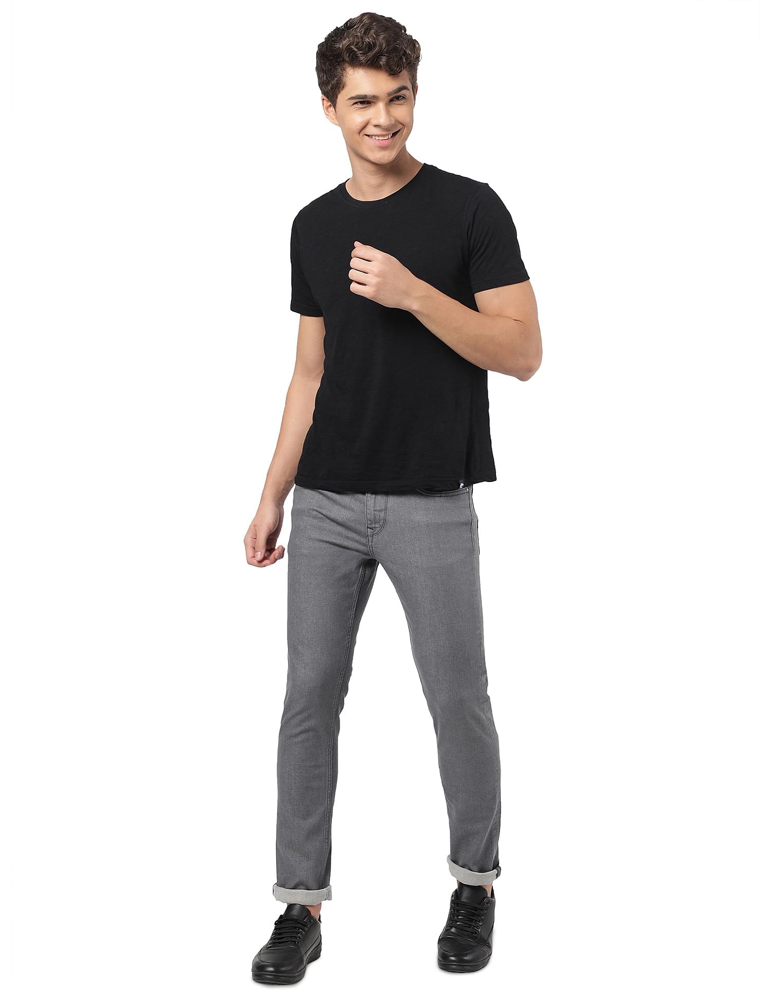AD by Arvind Slim Fit Rinsed Jeans