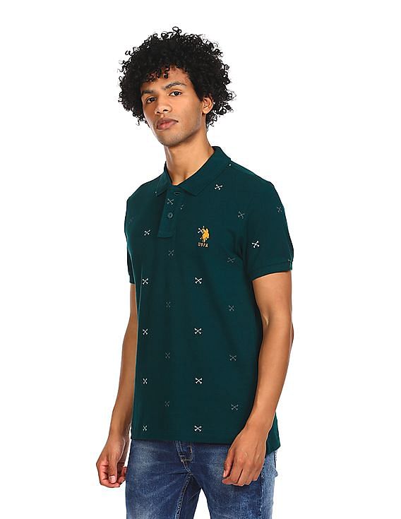 U.S. Polo Assn. Cotton Printed Polo Shirt