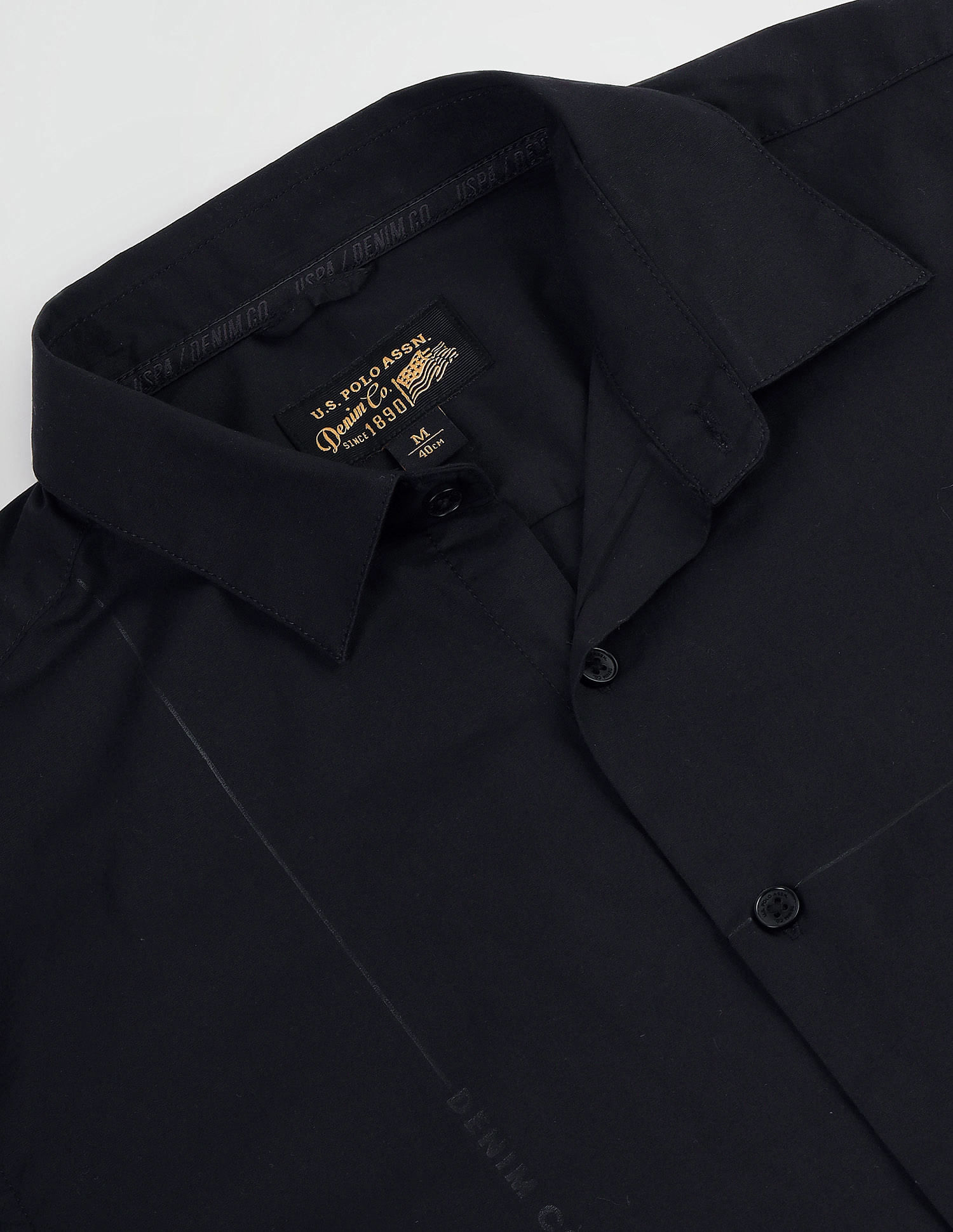U.S. Polo Assn. Denim Co. Brand Print Slim Fit Shirt