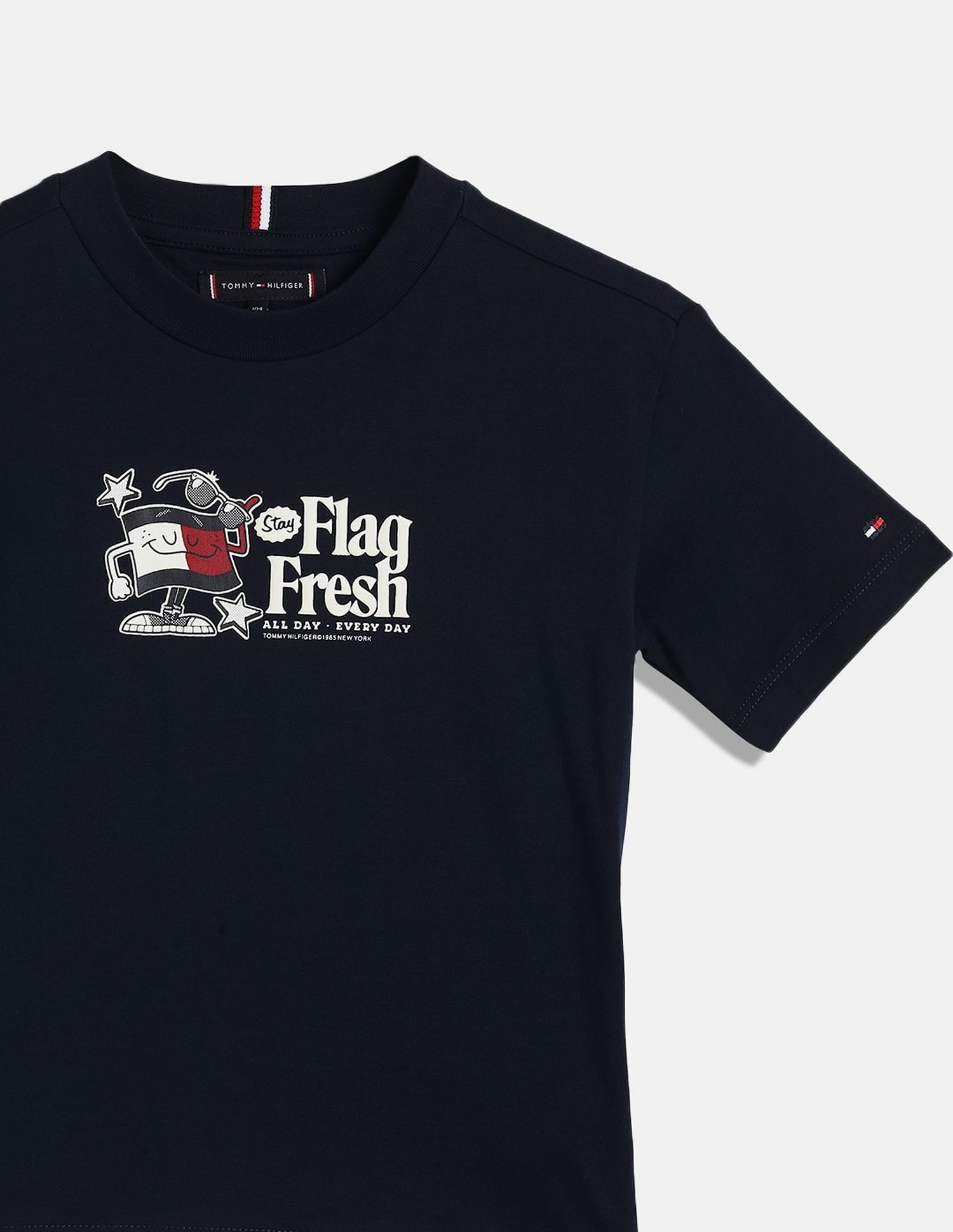 Tommy Hilfiger Kids Boys Graphic Relaxed-Fit Cotton T-Shirt