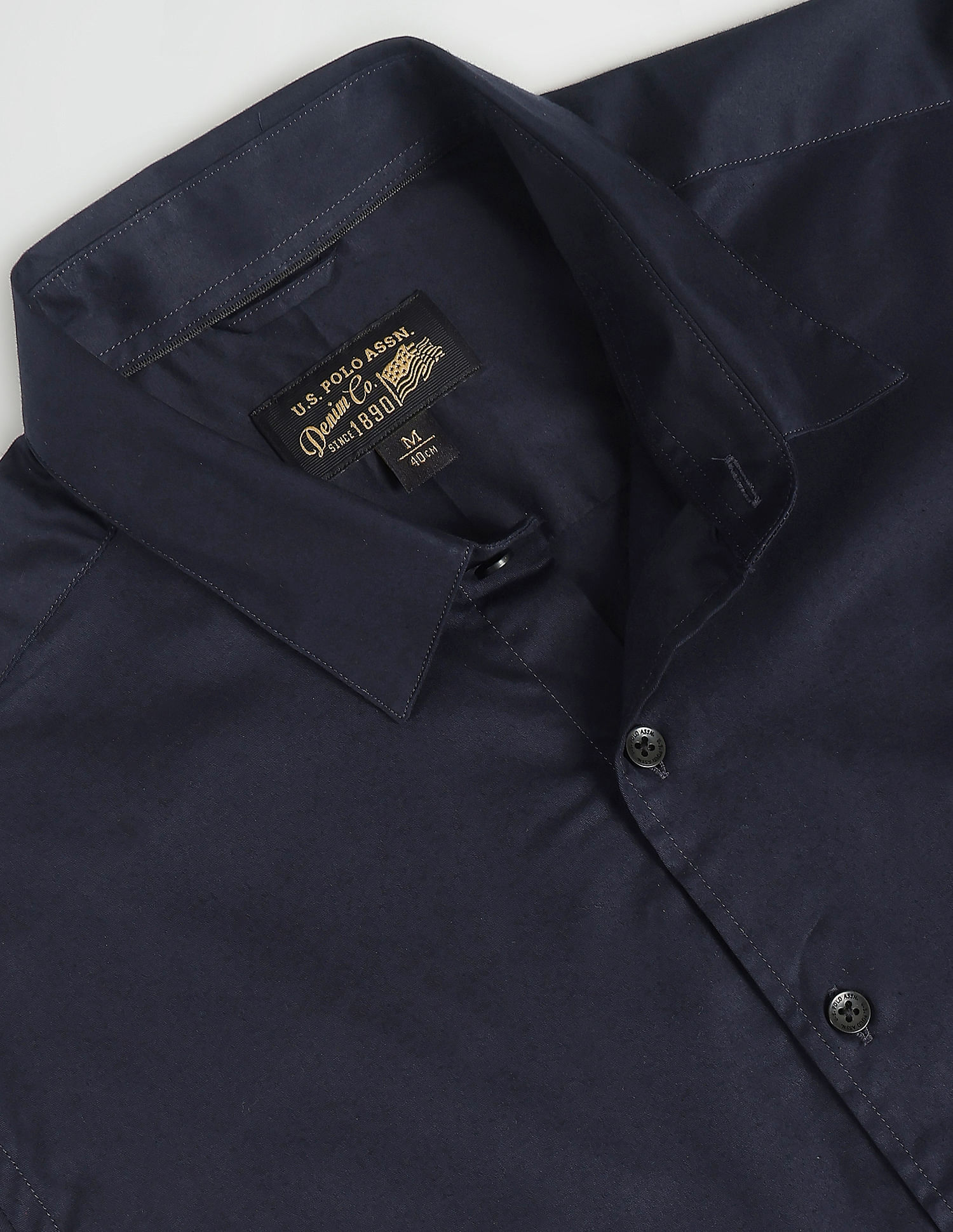 U.S. Polo Assn. Denim Co. Solid Slim Fit Shirt