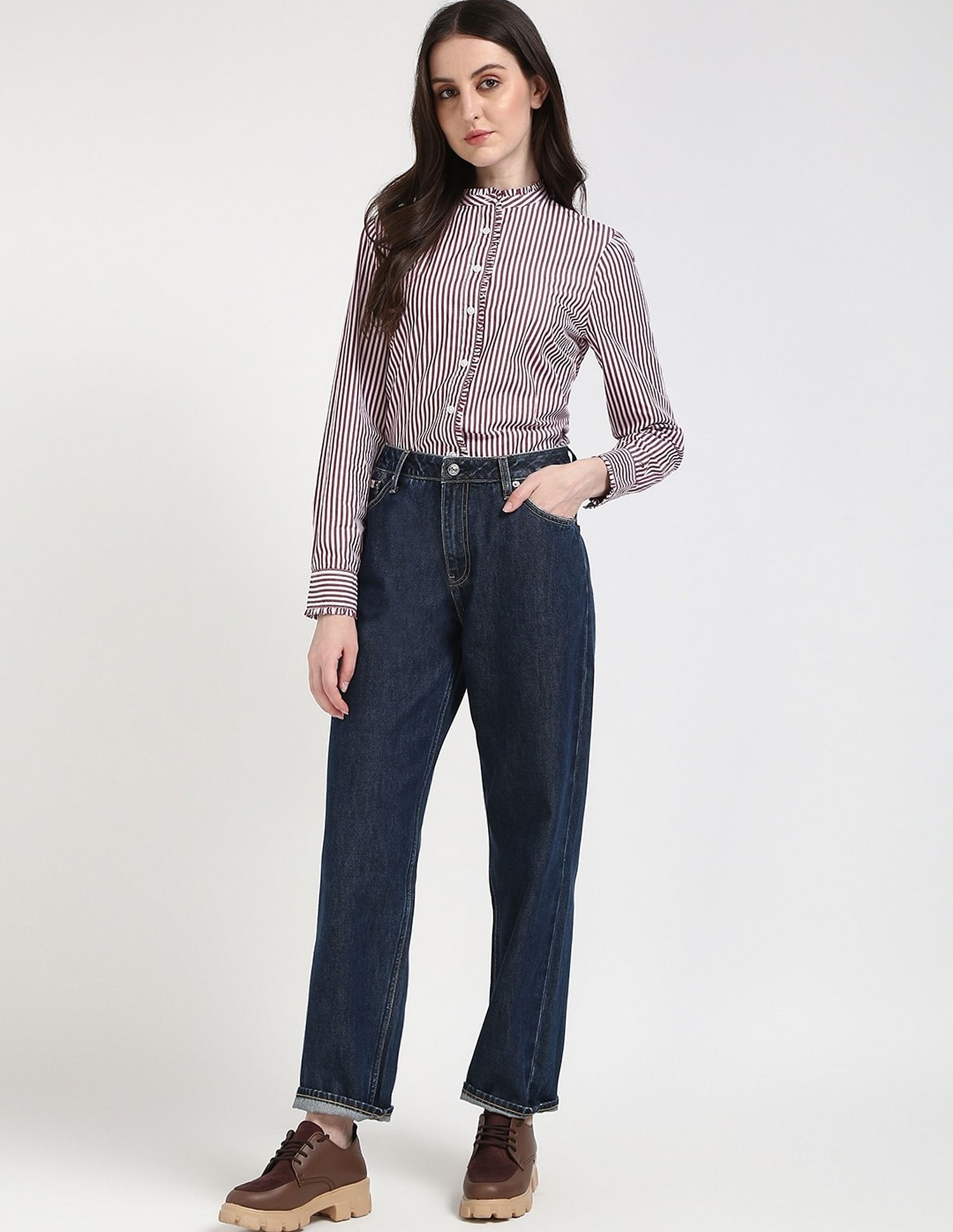 Tommy Hilfiger Striped Regular-Fit Cotton Shirt