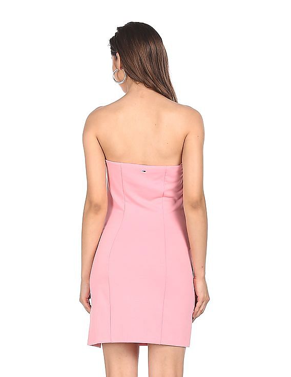 tommy hilfiger strapless dress