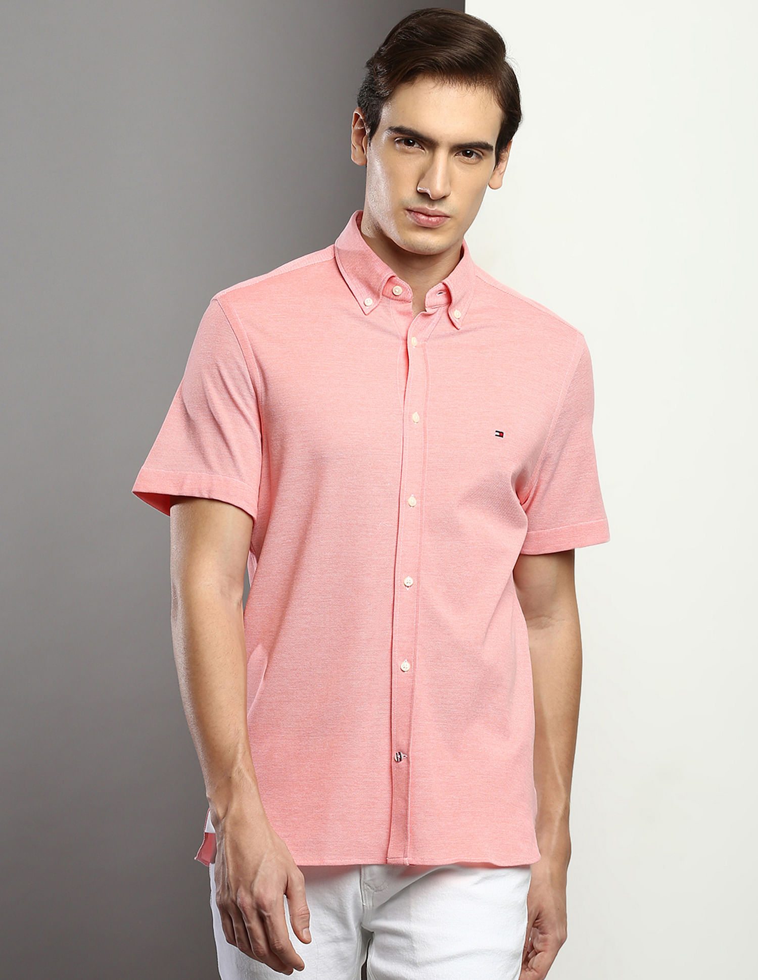Tommy Hilfiger Organic Cotton 1985 Knitted Casual Shirt