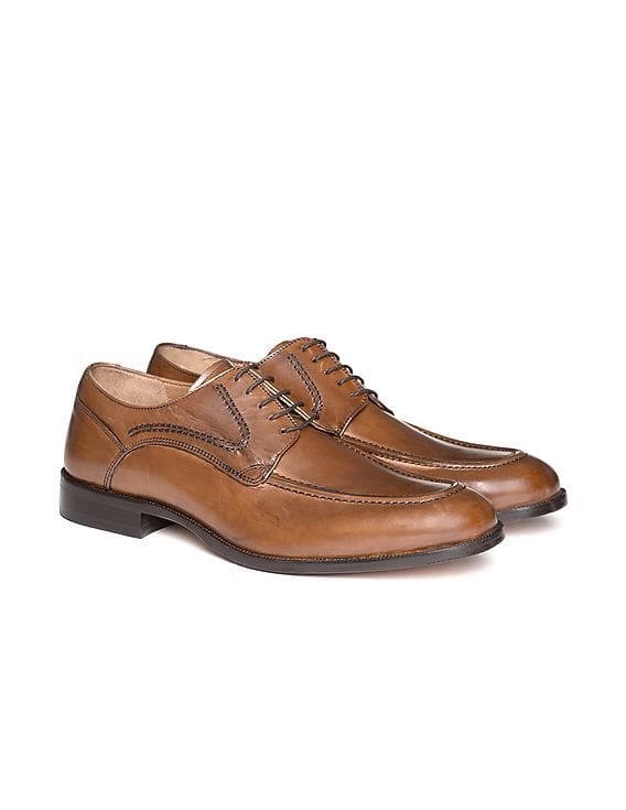 Buy Johnston Murphy Men Round Toe Leather Derby Shoes